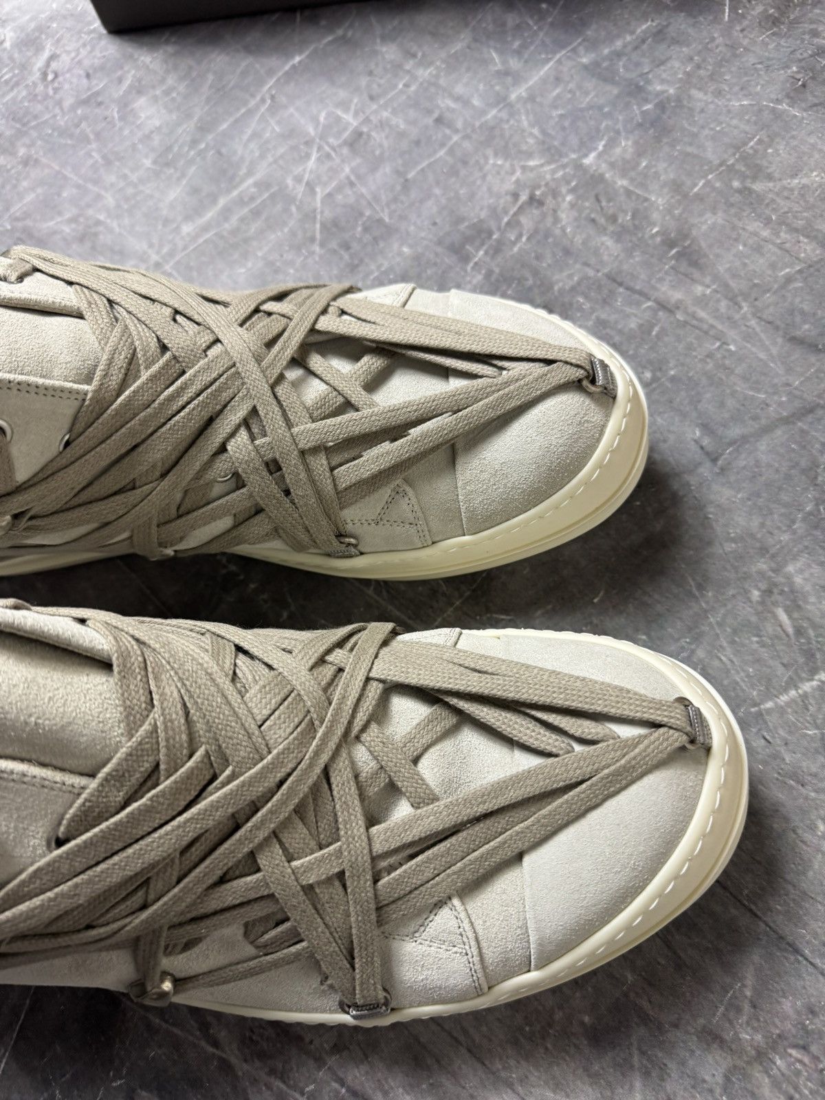 Rick Owens RICK OWENS MEGALACE LOW SNEAKS Size US 13 / EU 46 - 5 Thumbnail