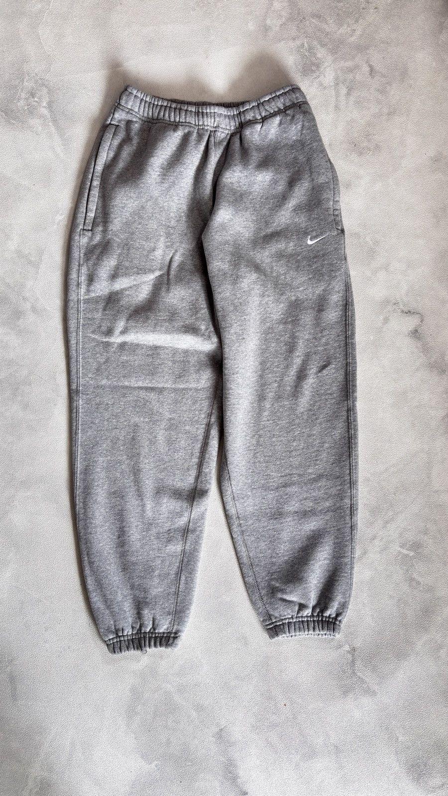 Nike NIKE SWOOSH FLEECE PANTS GREY Size US 32 / EU 48 - 3 Thumbnail