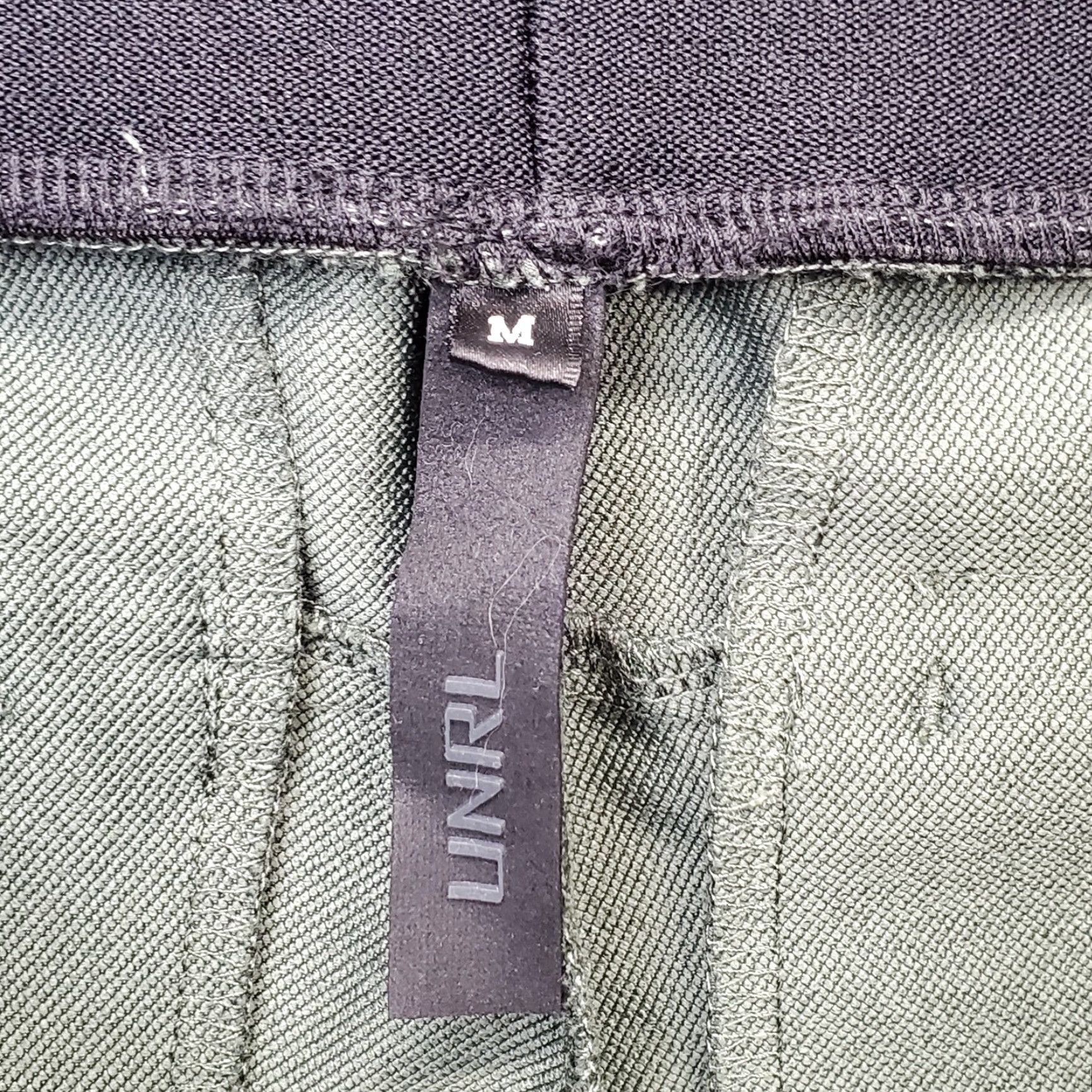 Vintage UNRL Track Pants Womens M Green Stretch Athletic Running Drawstring Waist EUC Size 32" / US 10 / IT 46 - 7 Thumbnail