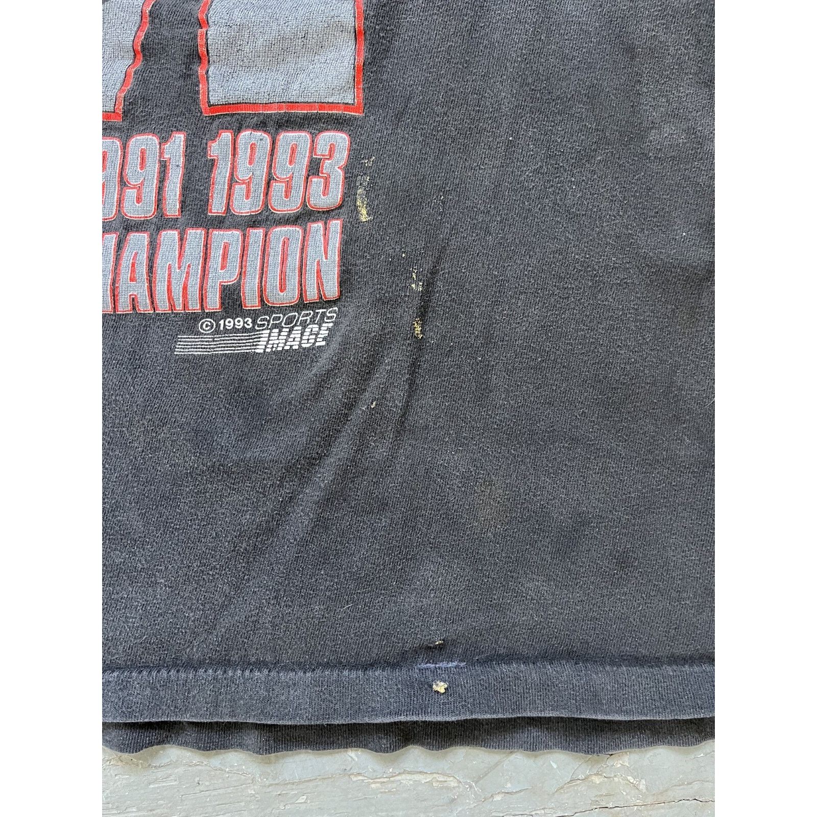 NASCAR × Vintage 1993 Sports Image Vintage Dale Earnhardt 6 Time Champion XL Size US XL / EU 56 / 4 - 4 Thumbnail
