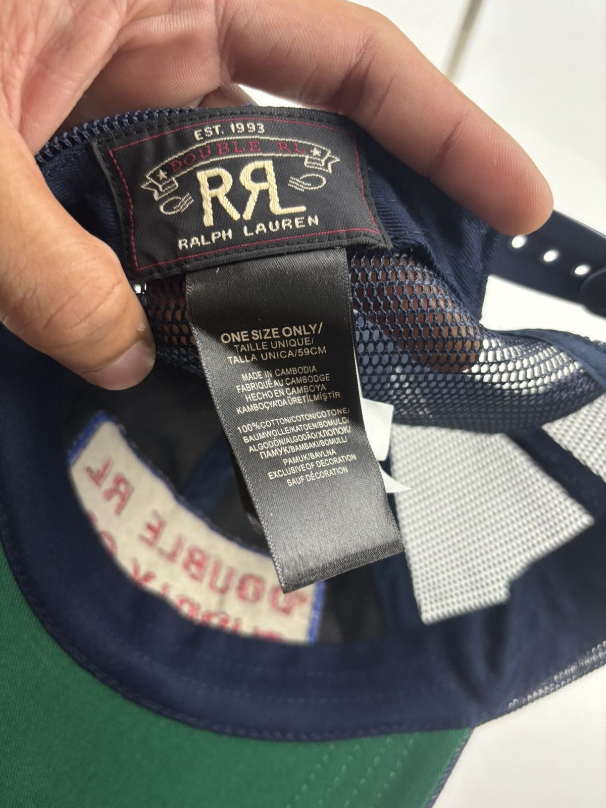 RRL Ralph Lauren RRL Denim Trucker Cap Size ONE SIZE - 4 Thumbnail