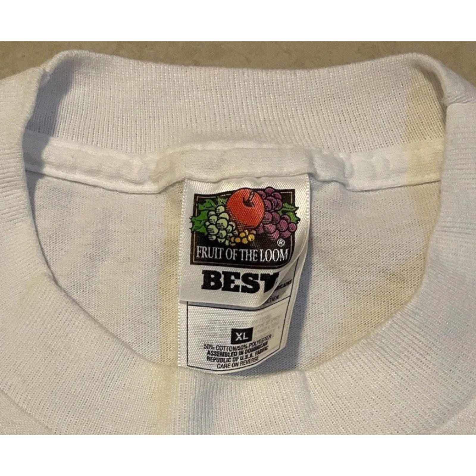 Vintage VINTAGE 90s Syracuse University Mannys Clothing Shirt XL White Mens T-Shirt Grunge Track & Field PE 80s USA Sports Size US XL / EU 56 / 4 - 6 Thumbnail