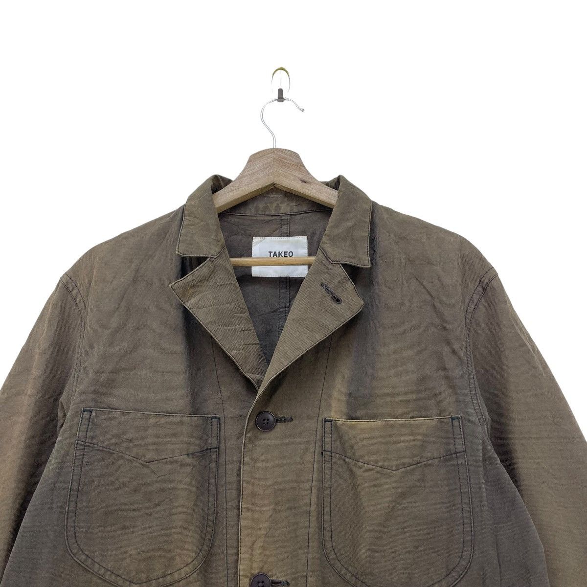 Japanese Brand × Takeo Kikuchi Japanese Brand Faded Takeo Kikuchi Utility Jacket Size US M / EU 48-50 / 2 - 4 Thumbnail