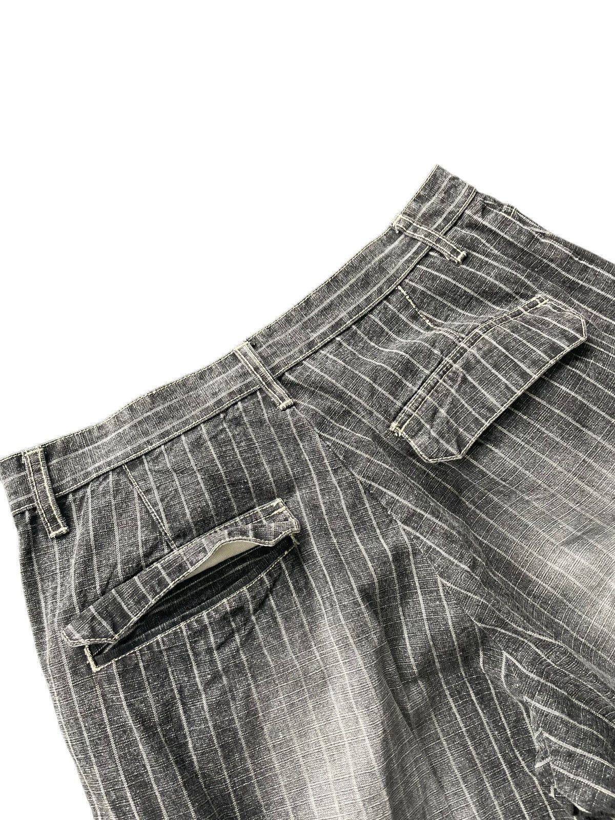 If Six Was Nine × Japanese Brand × Le Grande Bleu (L.G.B.) Allix Design Stripe Cargo Pant Size US 32 / EU 48 - 12 Thumbnail