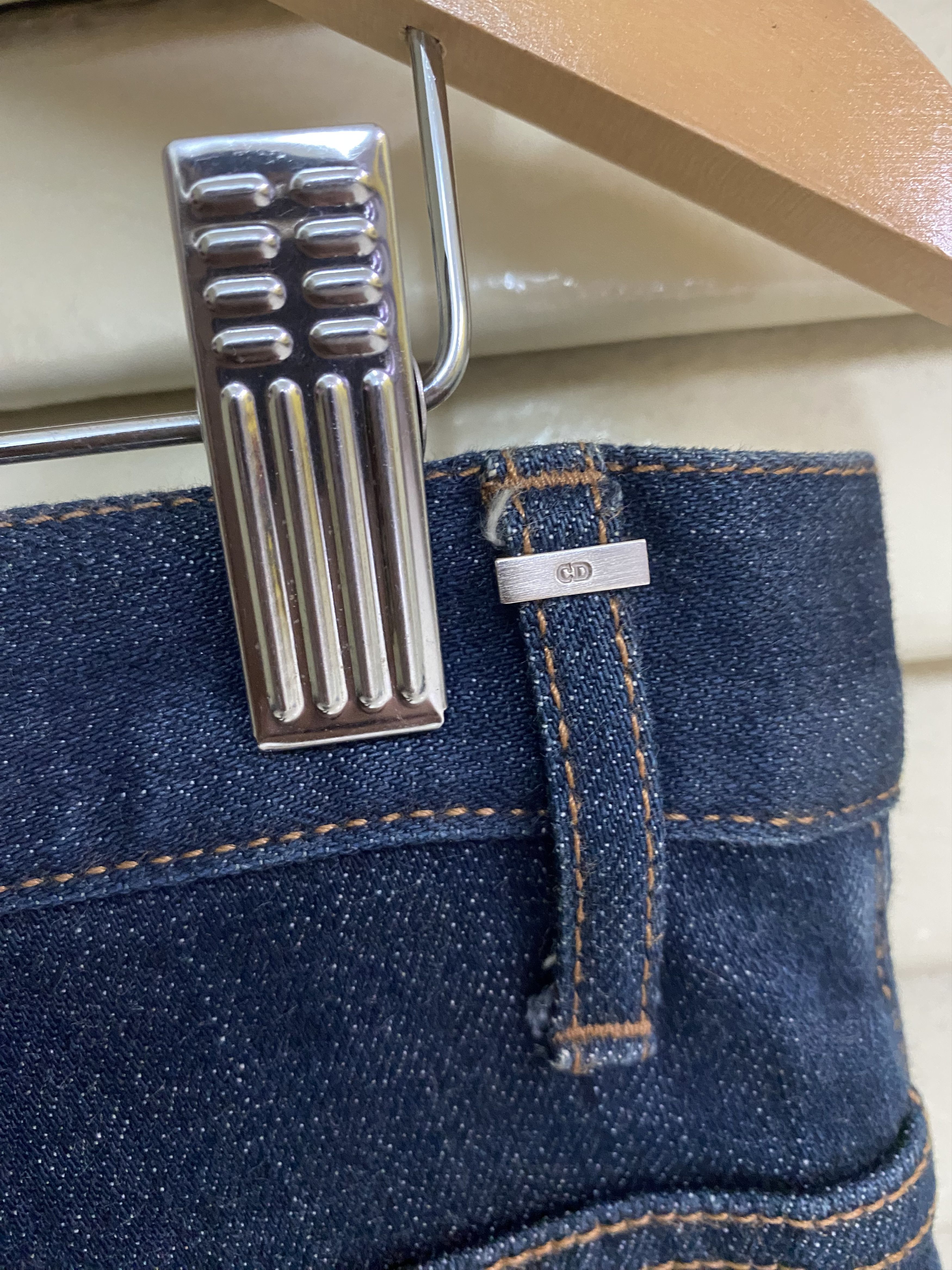 Dior 05 Hedi Slimane Dior Homme Raw Indigo Silver Selvedge Denim Size US 32 / EU 48 - 11 Thumbnail