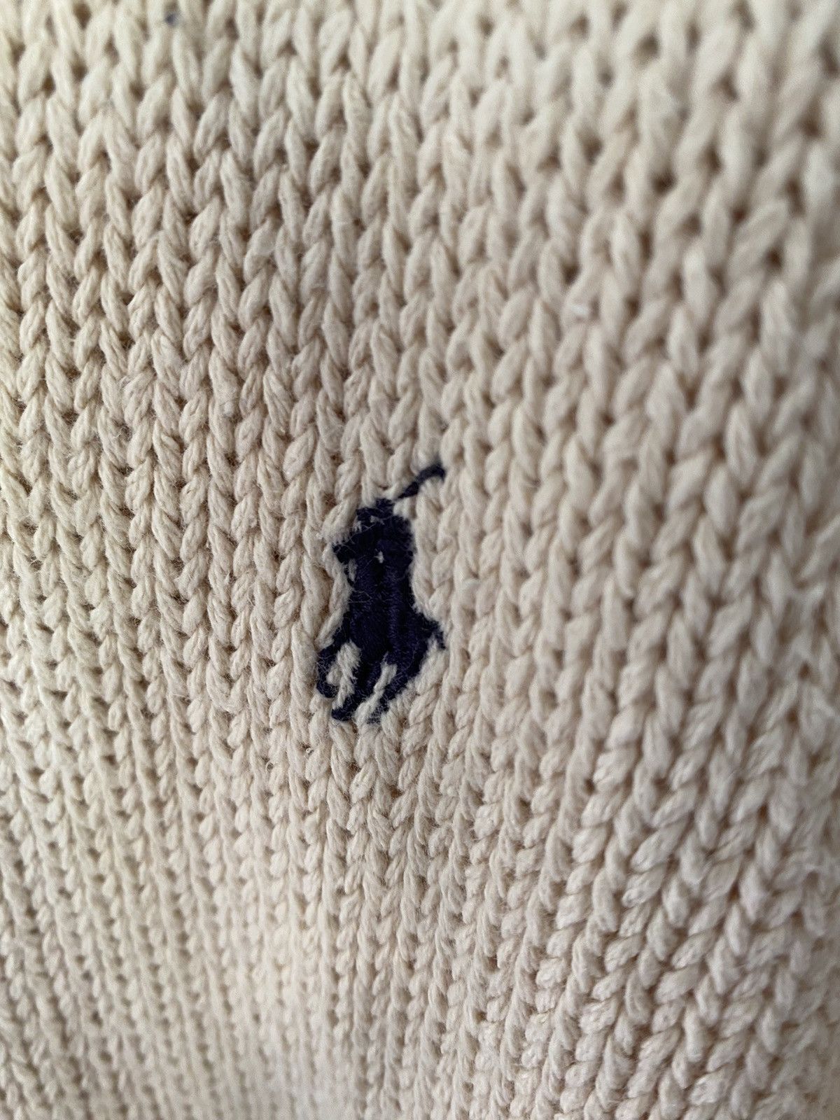 Polo Ralph Lauren 1980s Polo Ralph Lauren Made Hong Kong cable knit Size US L / EU 52-54 / 3 - 8 Thumbnail