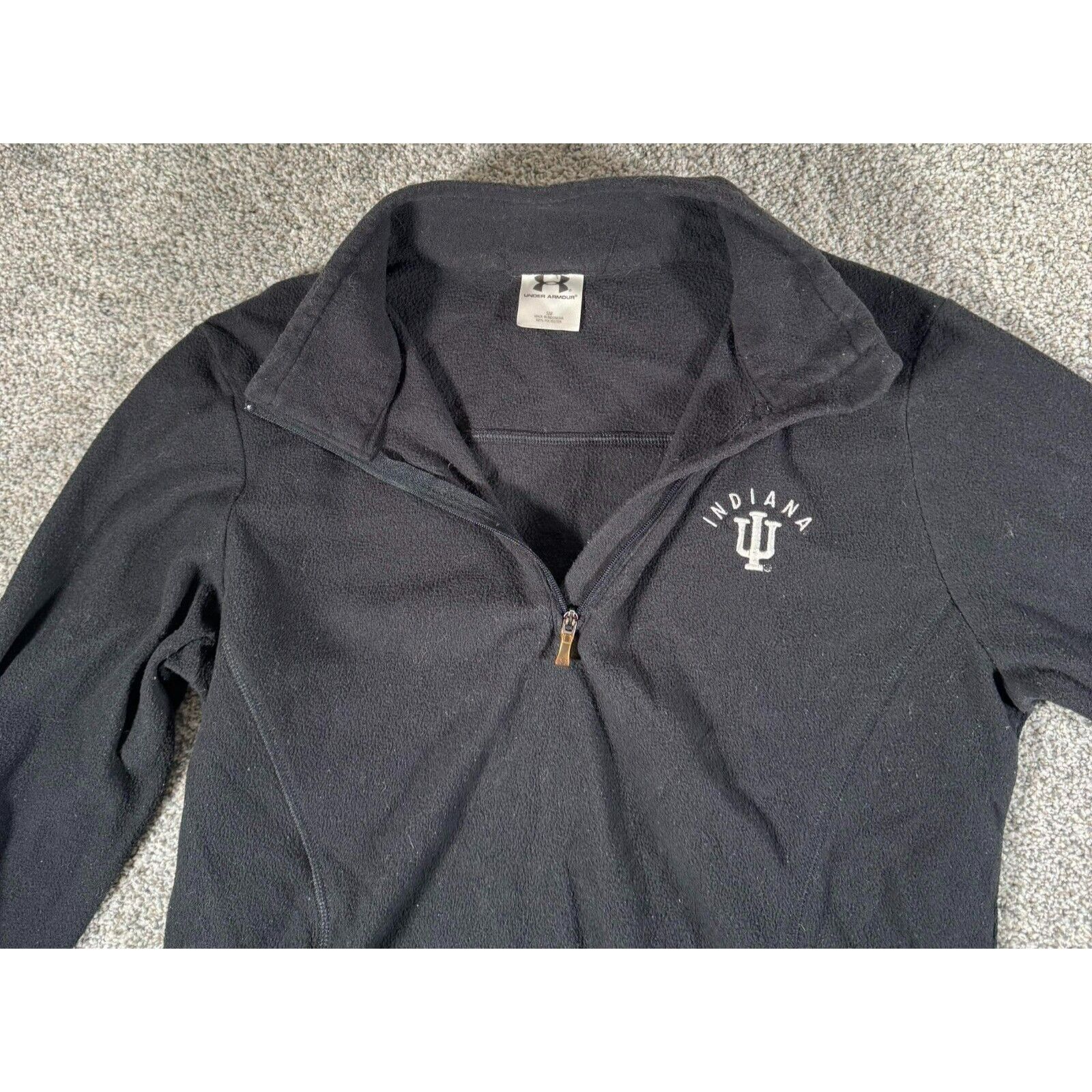 Under Armour Indiana Hoosiers Under Armour Fleece Jacket Womens Small Size S / US 4 / IT 40 - 6 Thumbnail