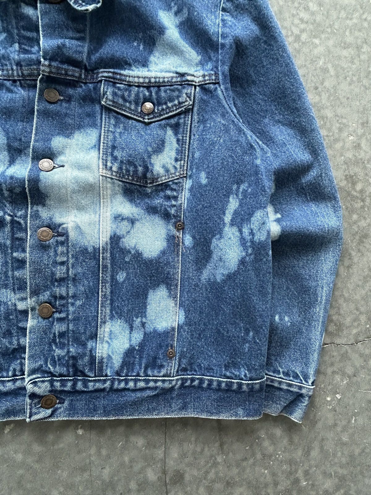 Wrangler Vintage 90s Wrangler 13oz Denim Jacket Size US L / EU 52-54 / 3 - 3 Thumbnail