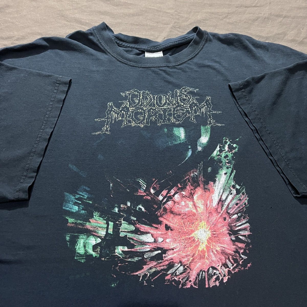 Band Tees Vintage Y2K Odious Mortem Cryptic Implosion Death Metal 2XL Size US XXL / EU 58 / 5 - 5 Thumbnail