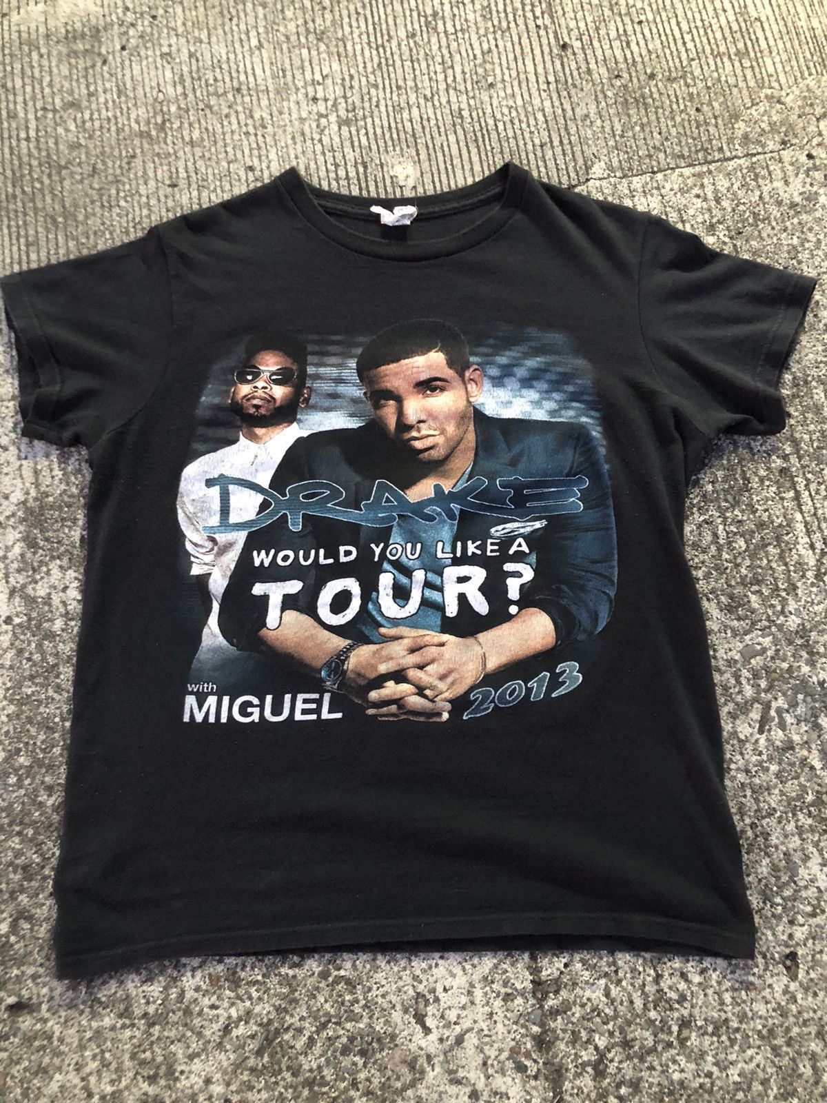 Drake × Rap Tees × Vintage 2013 DRAKE TOUR Size US M / EU 48-50 / 2 - 1 Thumbnail