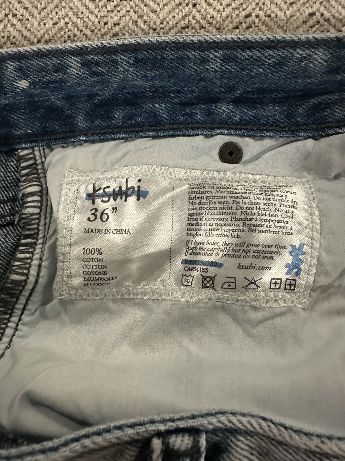 Ksubi KSUBI OPERATOR PANTS SZ 36 DOUBLE KNEE Size US 36 / EU 52 - 6 Thumbnail