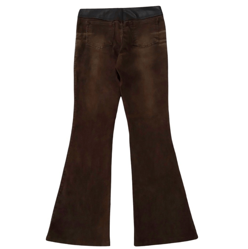 Issey Miyake Sunao Kuwahara Flare Suede Velved Pants By Issey Miyake Size US 30 / EU 46 - 2 Thumbnail