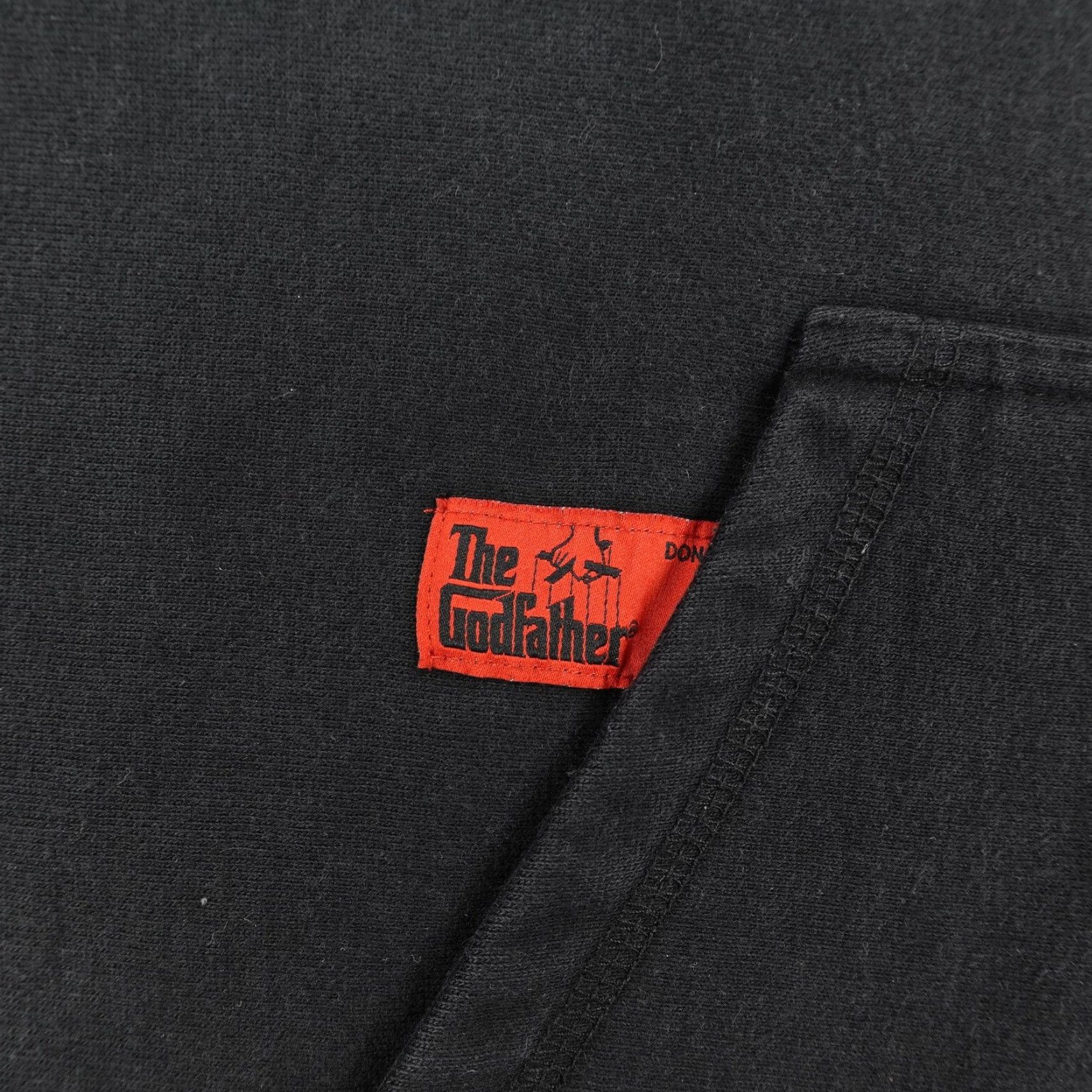 Palace The Godfather Hoodie Mens Large Black Graphic Print Hooded Pockets Sweatshirt Vito Corleone Movie Size US L / EU 52-54 / 3 - 4 Thumbnail