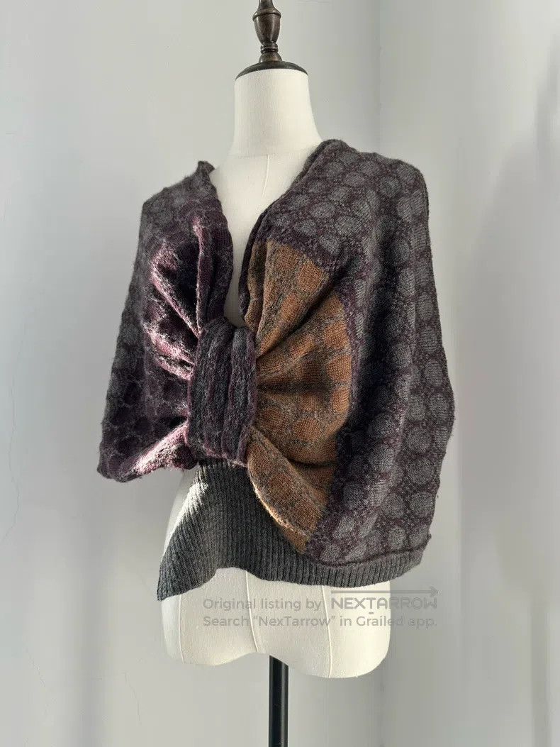 Dries Van Noten Dries Van Noten Vintage asymmetrical knitted top Size S / US 4 / IT 40 - 1 Thumbnail