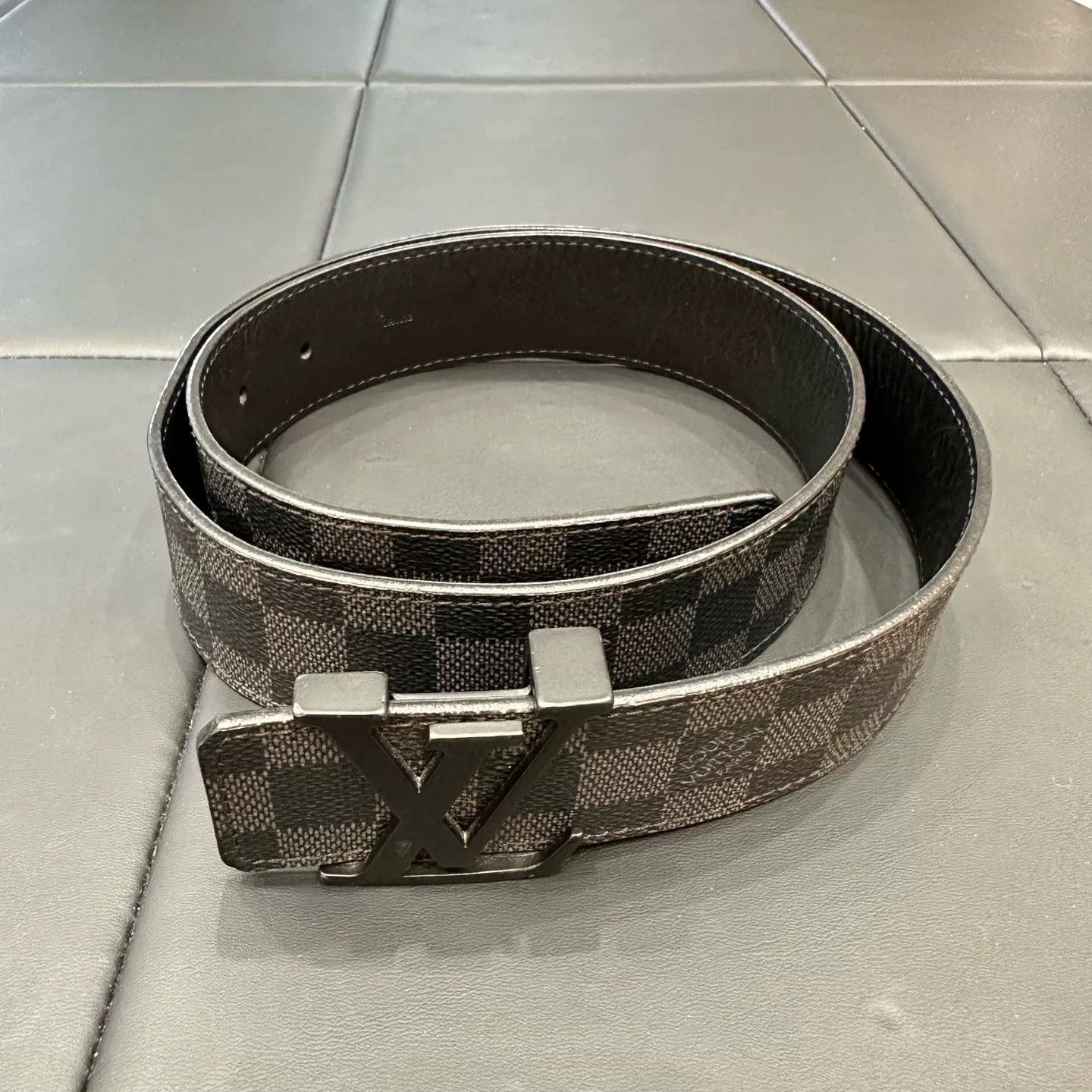 Louis Vuitton Louis Vuitton Checkered Multi Belt 2XL Men Size ONE SIZE - 1 Thumbnail