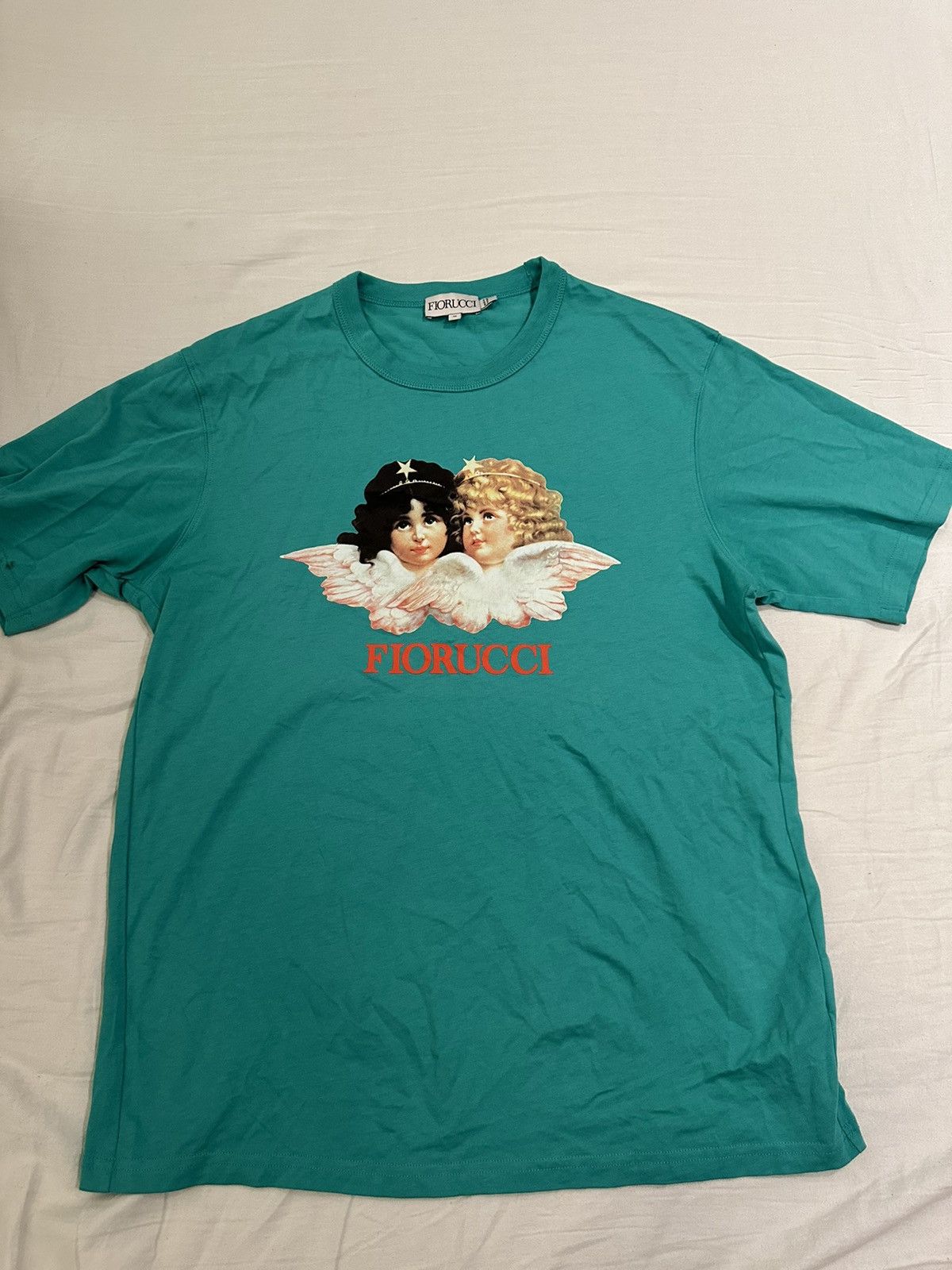 Fiorucci Fiorucci green teal angels tshirt Size US M / EU 48-50 / 2 - 1 Thumbnail