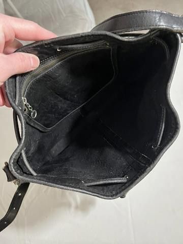 Coach Stylish Coach Black Leather Bucket Bag Size ONE SIZE - 4 Thumbnail