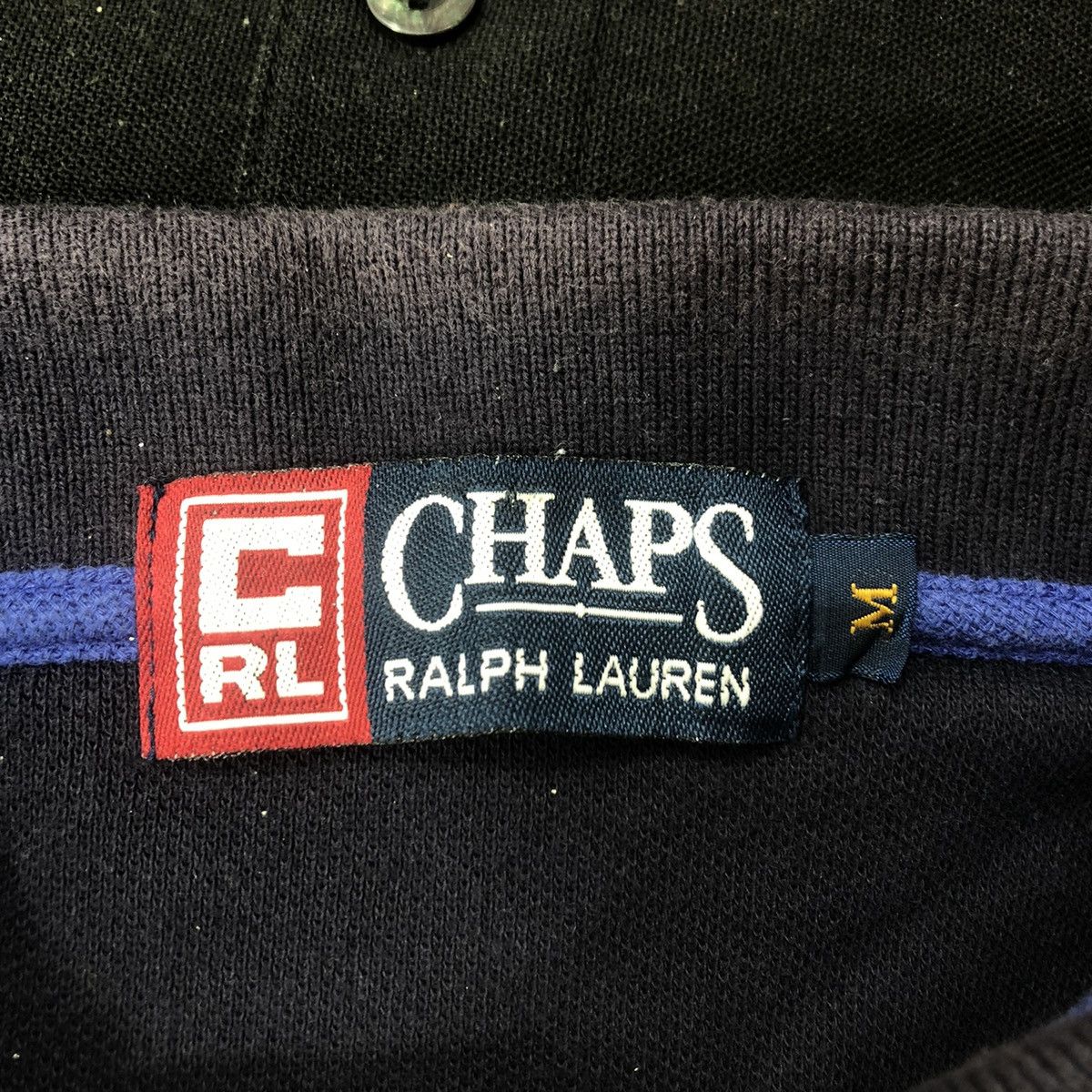 Chaps Vintage CHAPS RALPH LAUREN Embossed Logo Polo Tee Shirt Size US M / EU 48-50 / 2 - 5 Thumbnail