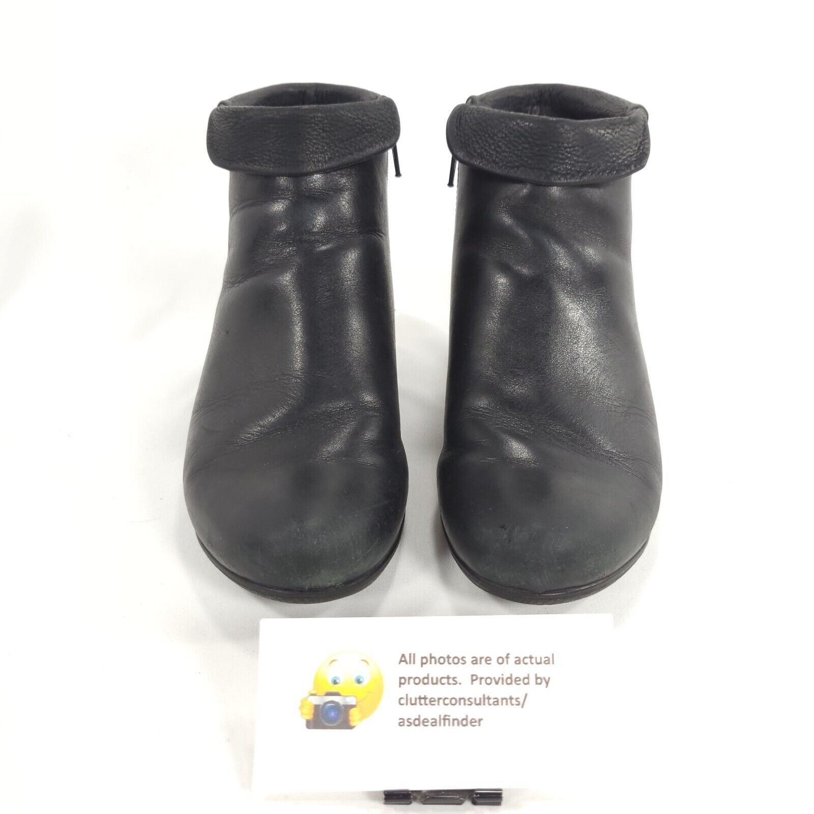 Ecco Ecco side Zip Ankle Boot Womens Size 6.5 P245693334851 Black Size US 6.5 / IT 36.5 - 2 Thumbnail