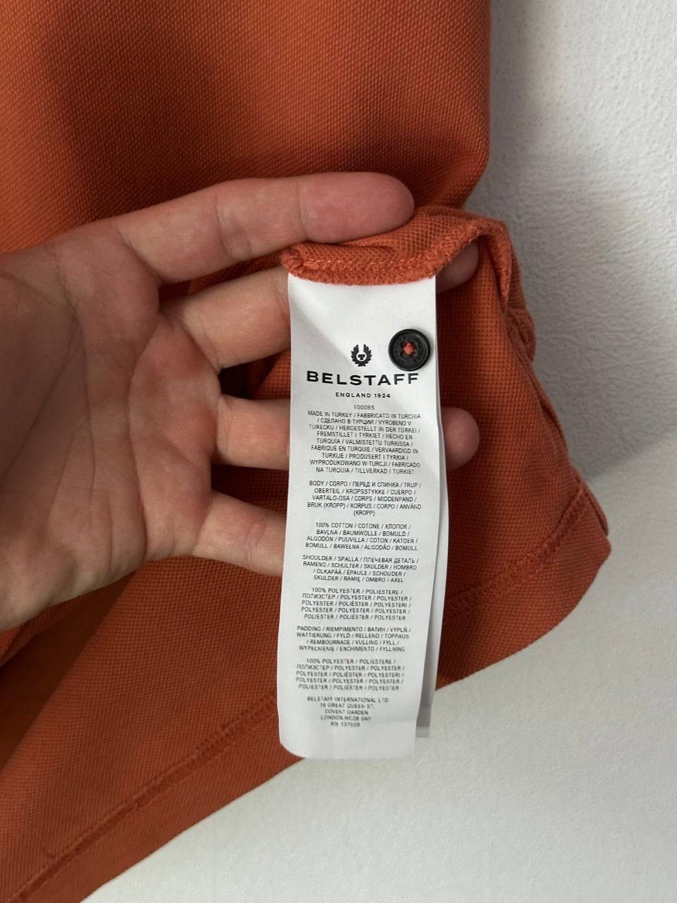 Belstaff Belstaff Polo Button Shirt Orange Mens Size M Size US M / EU 48-50 / 2 - 5 Thumbnail