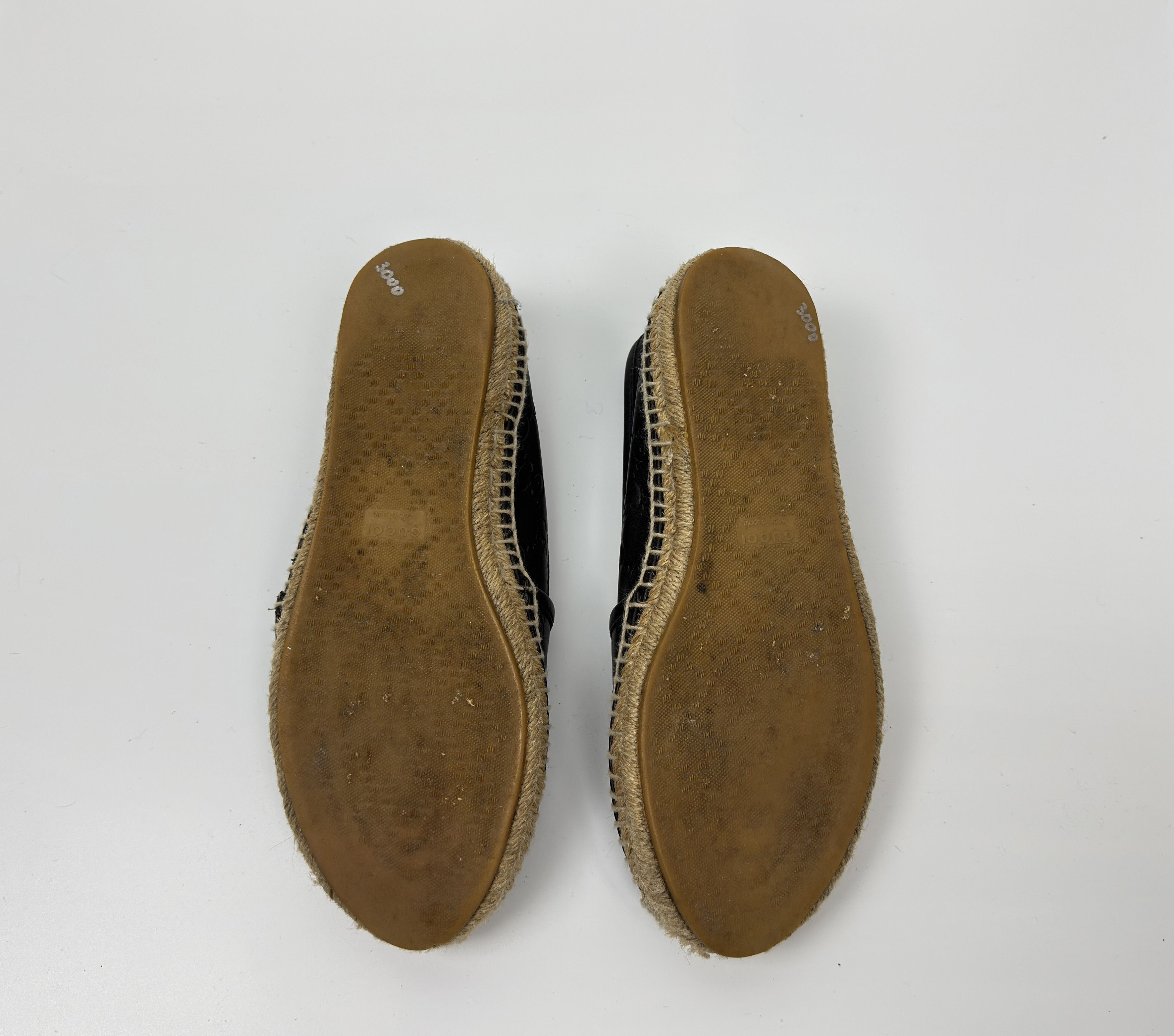 Gucci GUCCI Monogram GG Leather Women's Espadrilles Size 36 Size US 6 / IT 36 - 8 Thumbnail