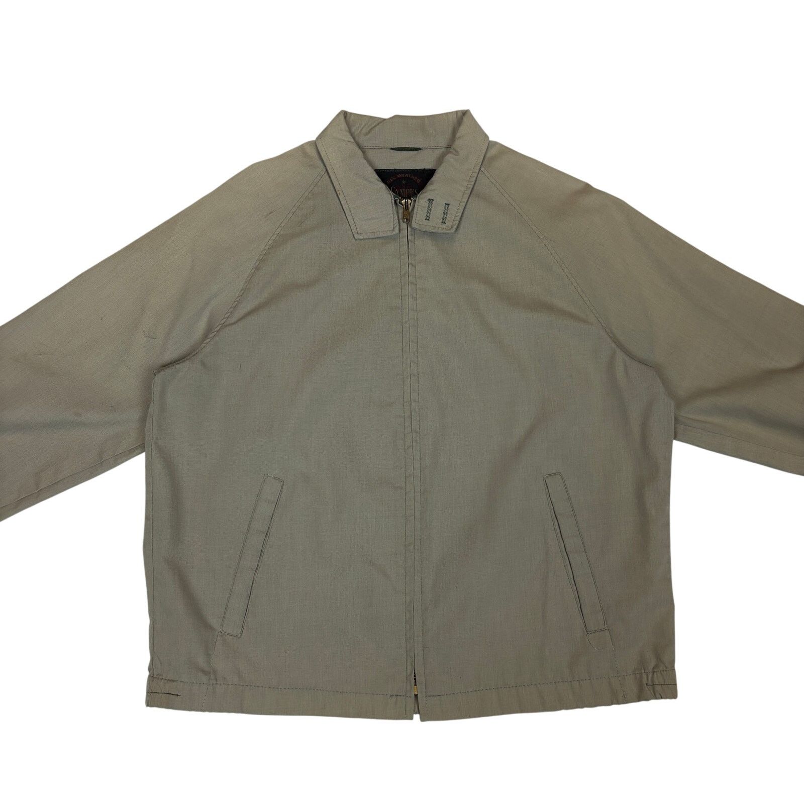 Vintage Vintage 60s Campus Jacket Men's Medium Bomber Raglan Talon Size US M / EU 48-50 / 2 - 2 Thumbnail