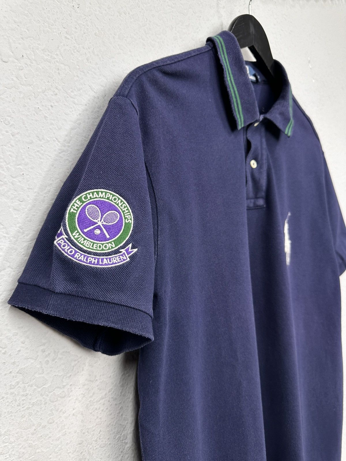 Polo Ralph Lauren Vintage Polo Wimbledon T-Shirt Polo Ralph Lauren Custom Fit Size US L / EU 52-54 / 3 - 4 Thumbnail