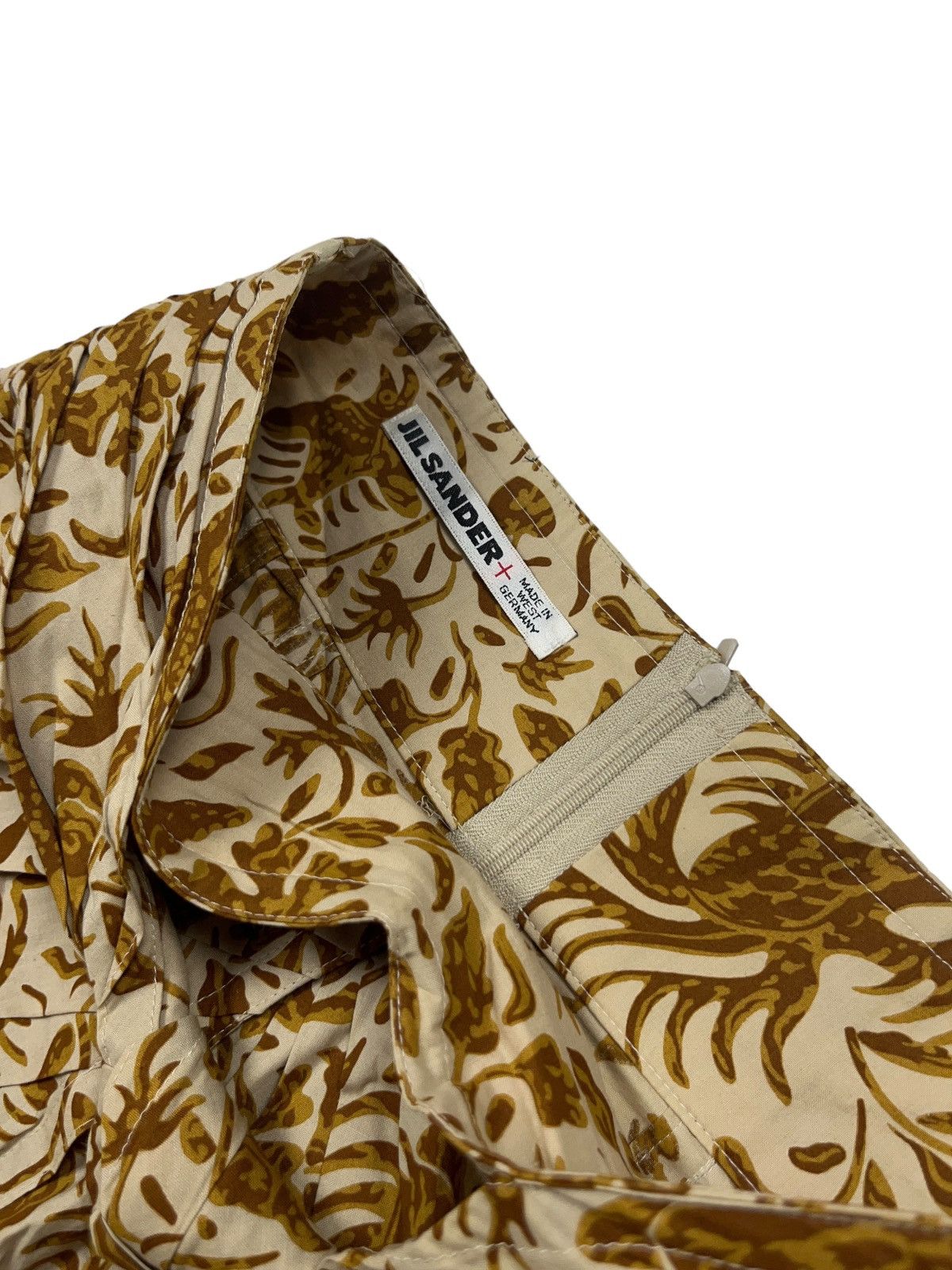Jil Sander × Vintage Vintage Jil Sander West Germany Skirt Animal Pattern Size 27" / US 4 / IT 40 - 5 Thumbnail