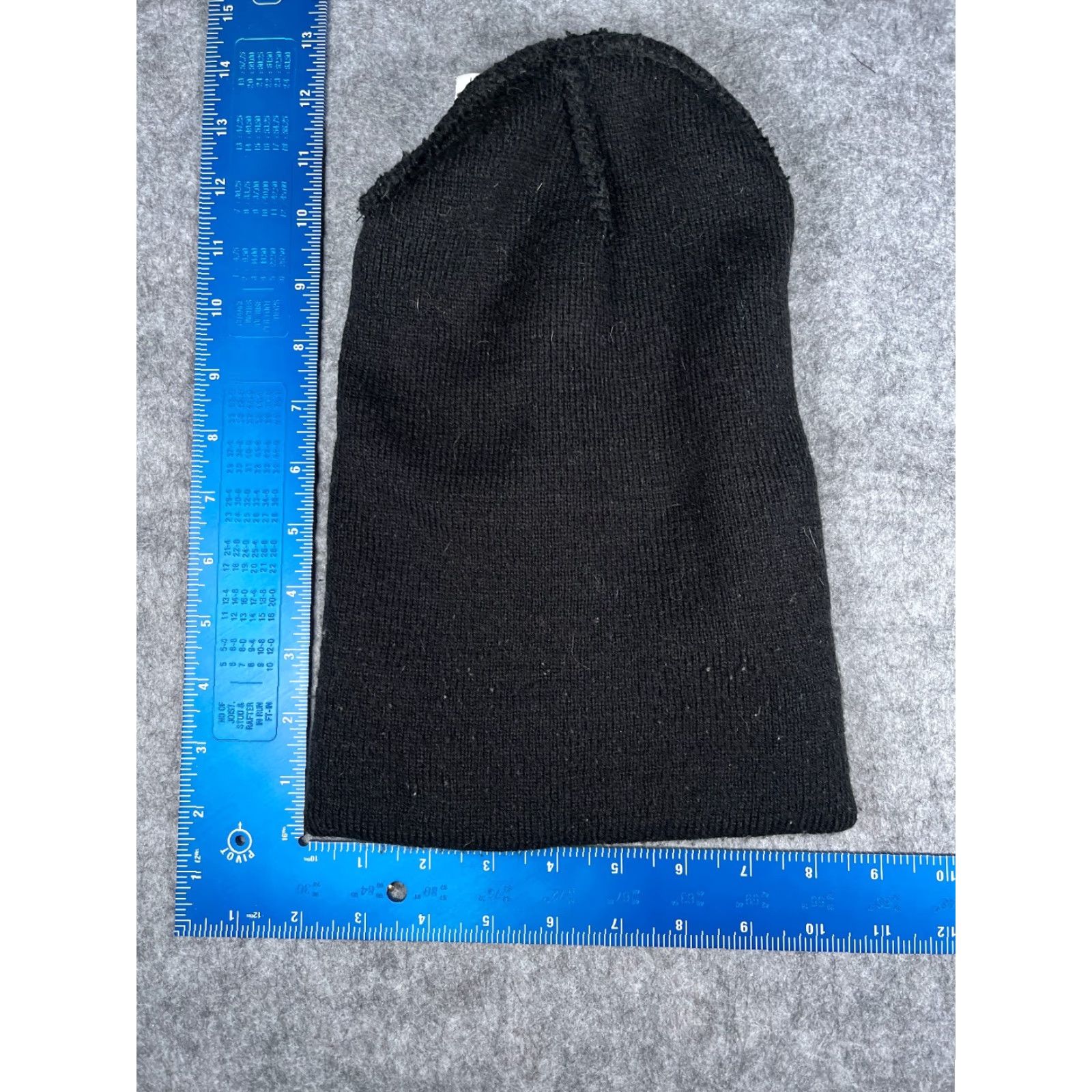 Carhartt VINTAGE Carhartt Beanie Hat Adult One Size Black Knit 100% Acrylic Workwear Outdoors Mens Size ONE SIZE - 6 Thumbnail
