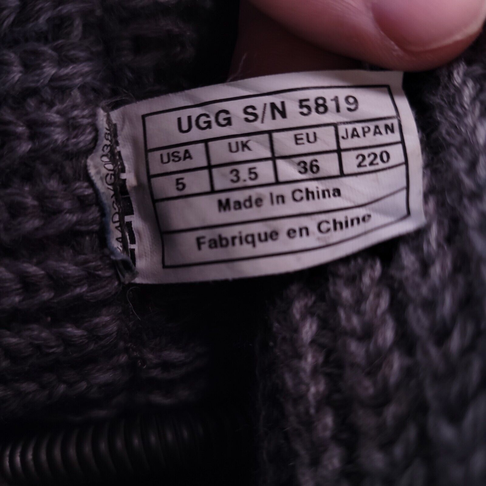Ugg UGG Australia Casual Mid Rise Snow Boot Womens Size 5 5819 Size US 5 / IT 35 - 8 Thumbnail
