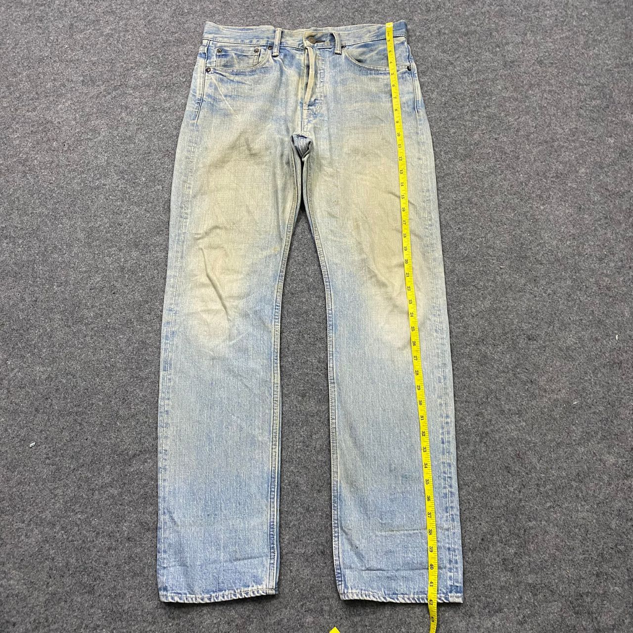 OMNIGOD 💥Best Offer💥Vintage Omigod Selvegde Distressed Denim Size US 33 - 2 Thumbnail
