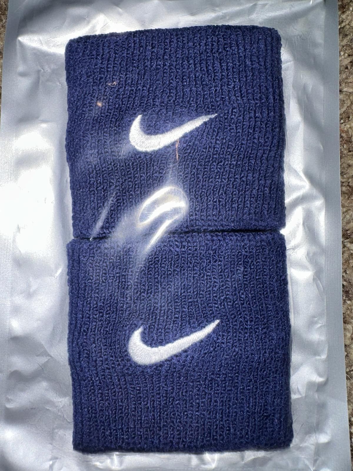 Nike Nike Tennis Premier Sportswear Running Band Blue 2pcs Wristband Bundle Size ONE SIZE - 3 Thumbnail