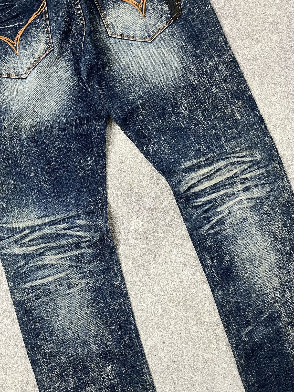 Hysteric Glamour JAMBANGEE straight fit faded acid jeans Size US 33 - 12 Thumbnail