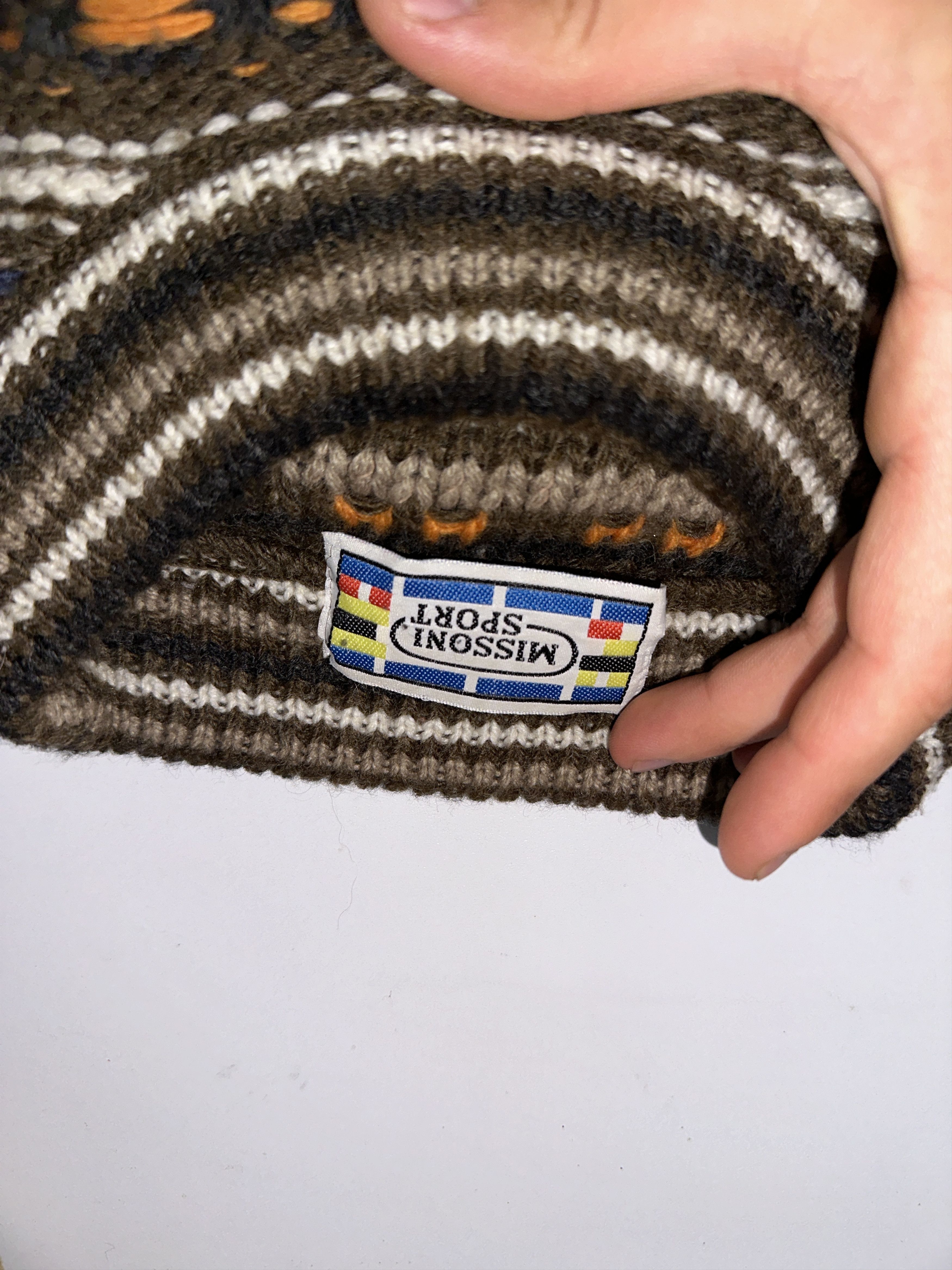 Missoni Vintage 1993 Missoni Sport Rainbow Pullover Cosby Size XL Size US XL / EU 56 / 4 - 12 Thumbnail