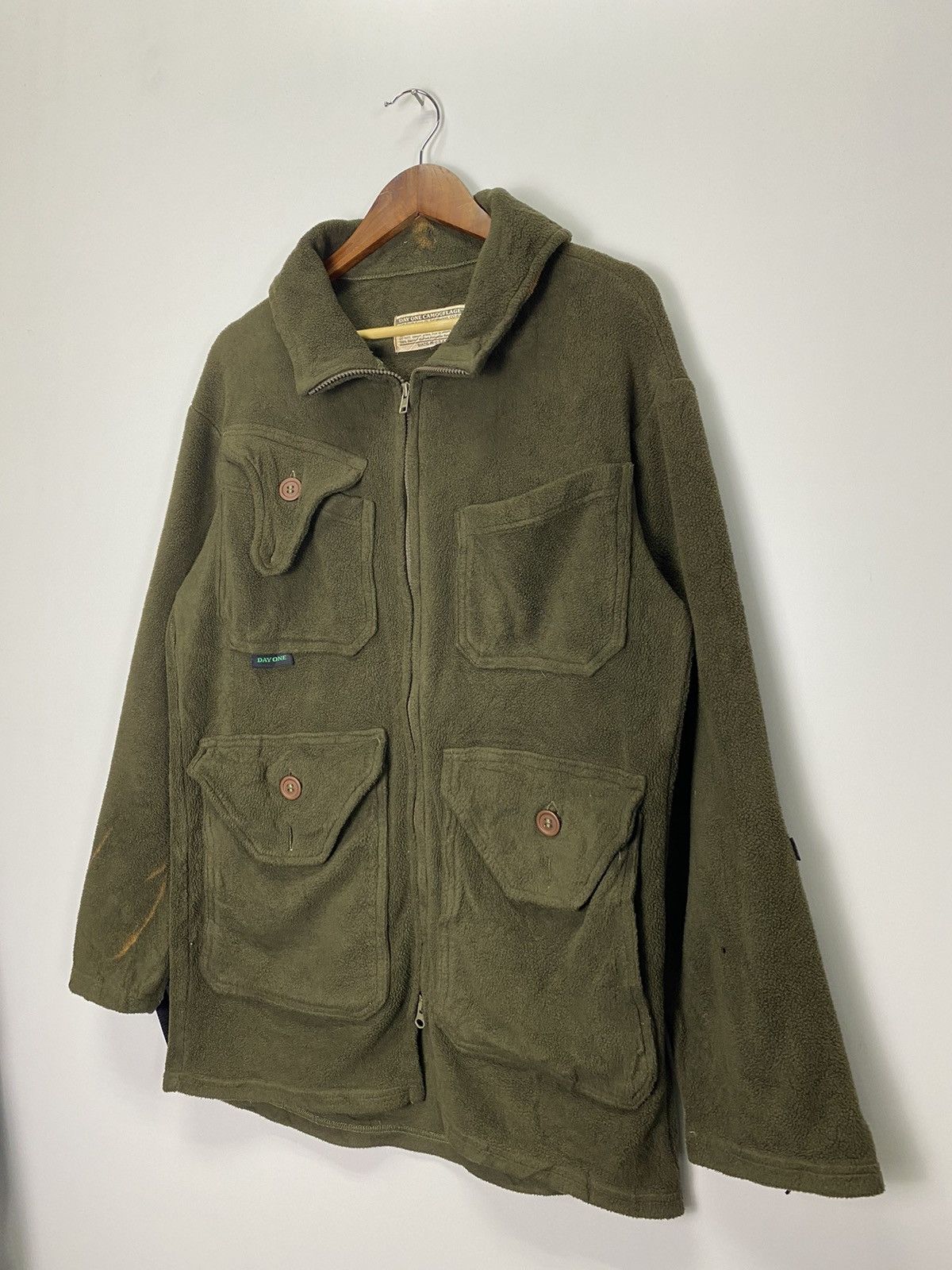 Japanese Brand × Vintage Vintage Fleece Camouflage Harajuku Jacket Size US M / EU 48-50 / 2 - 4 Thumbnail
