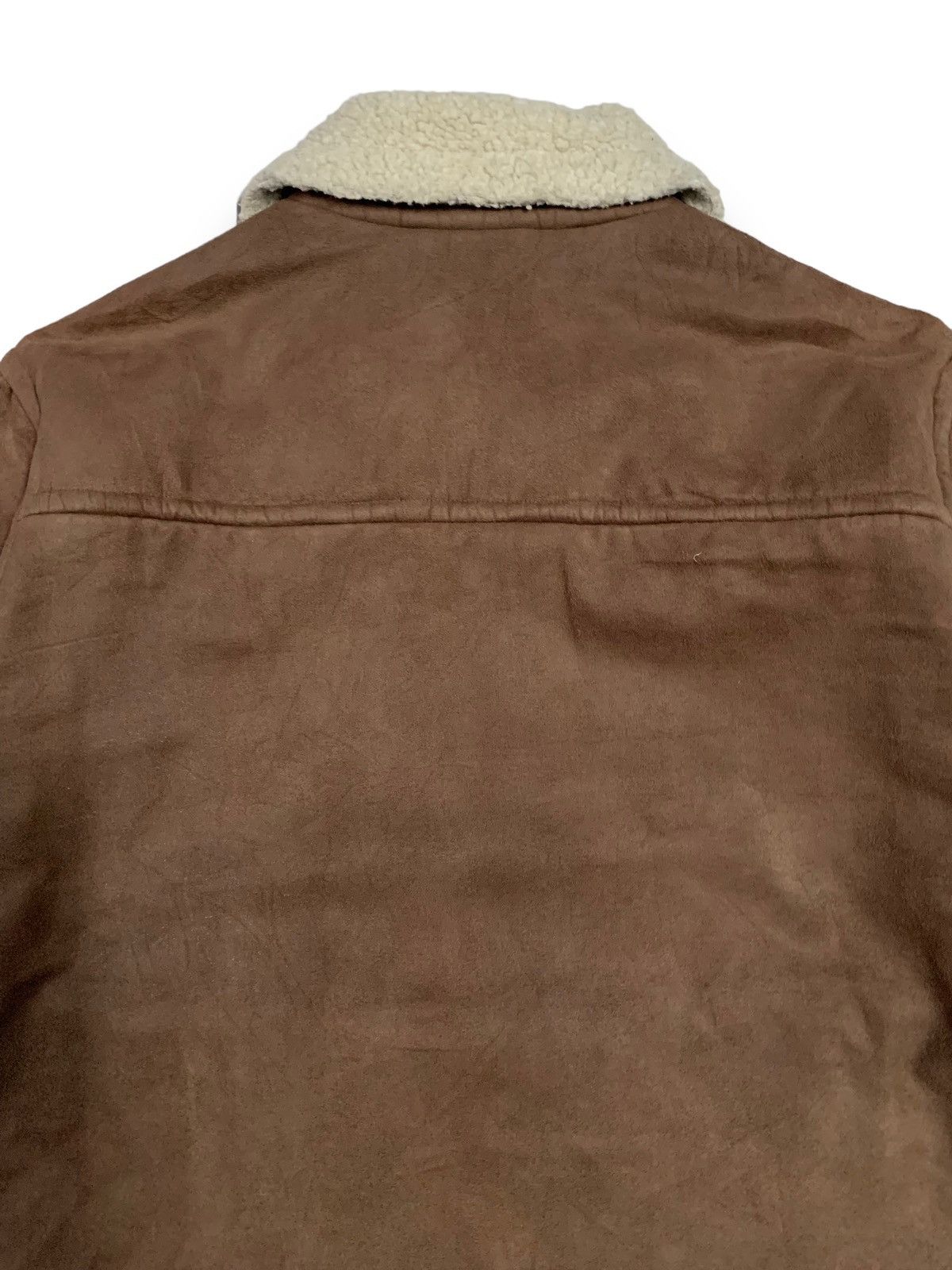 Japanese Brand Vintage Japanese Brand Faux Suede Style Sherpa Lined Jacket Size US M / EU 48-50 / 2 - 11 Thumbnail
