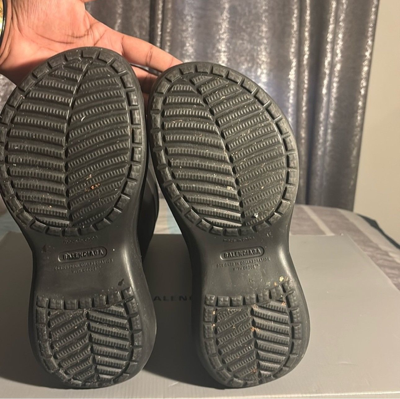 Balenciaga Balenciaga Croc Boots Size US 12 / EU 45 - 3 Thumbnail