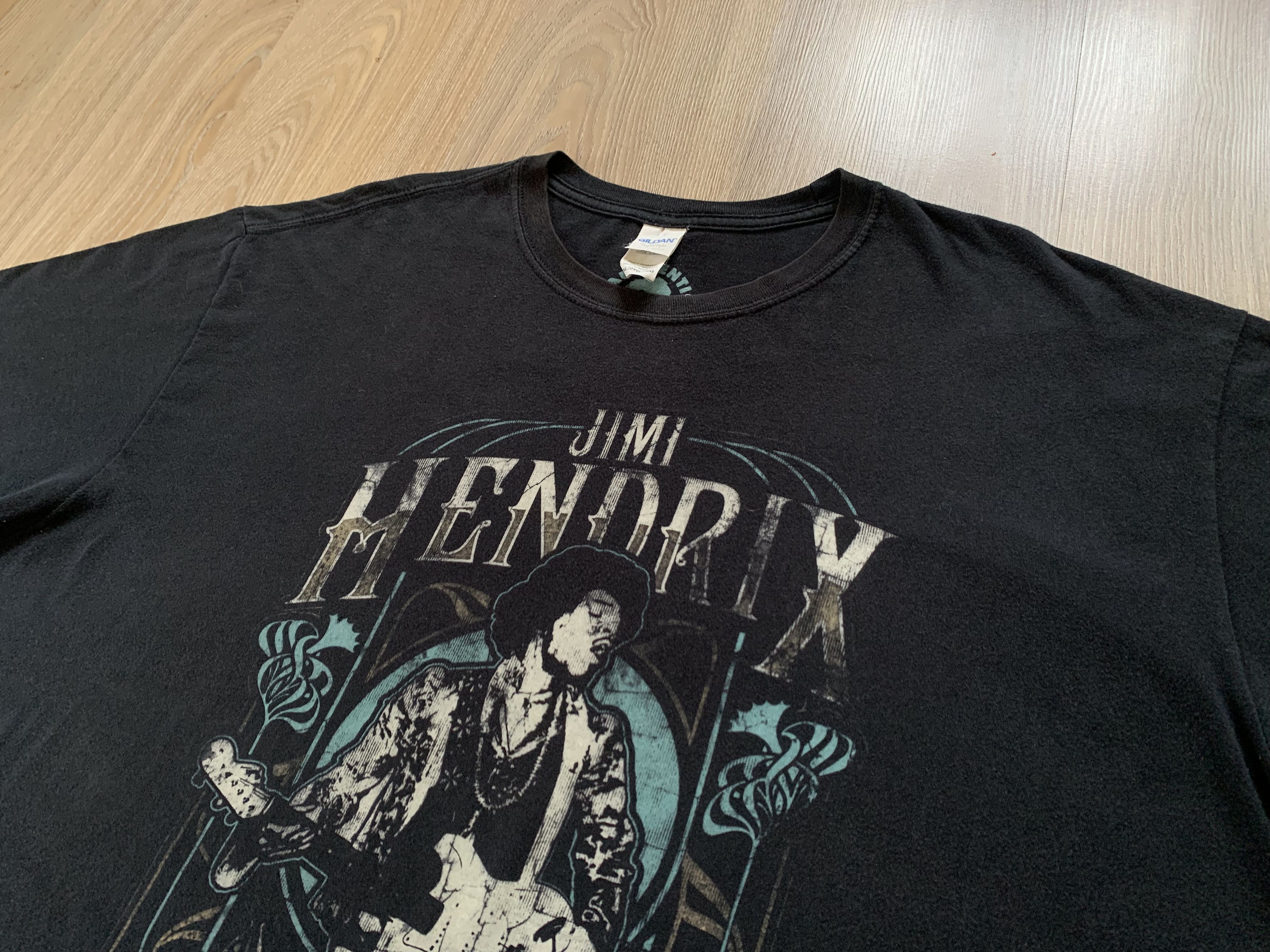 Jimi Hendrix Gildan Jimi Hendrix Experience Black T-Shirt 2015 Size US XXL / EU 58 / 5 - 5 Thumbnail