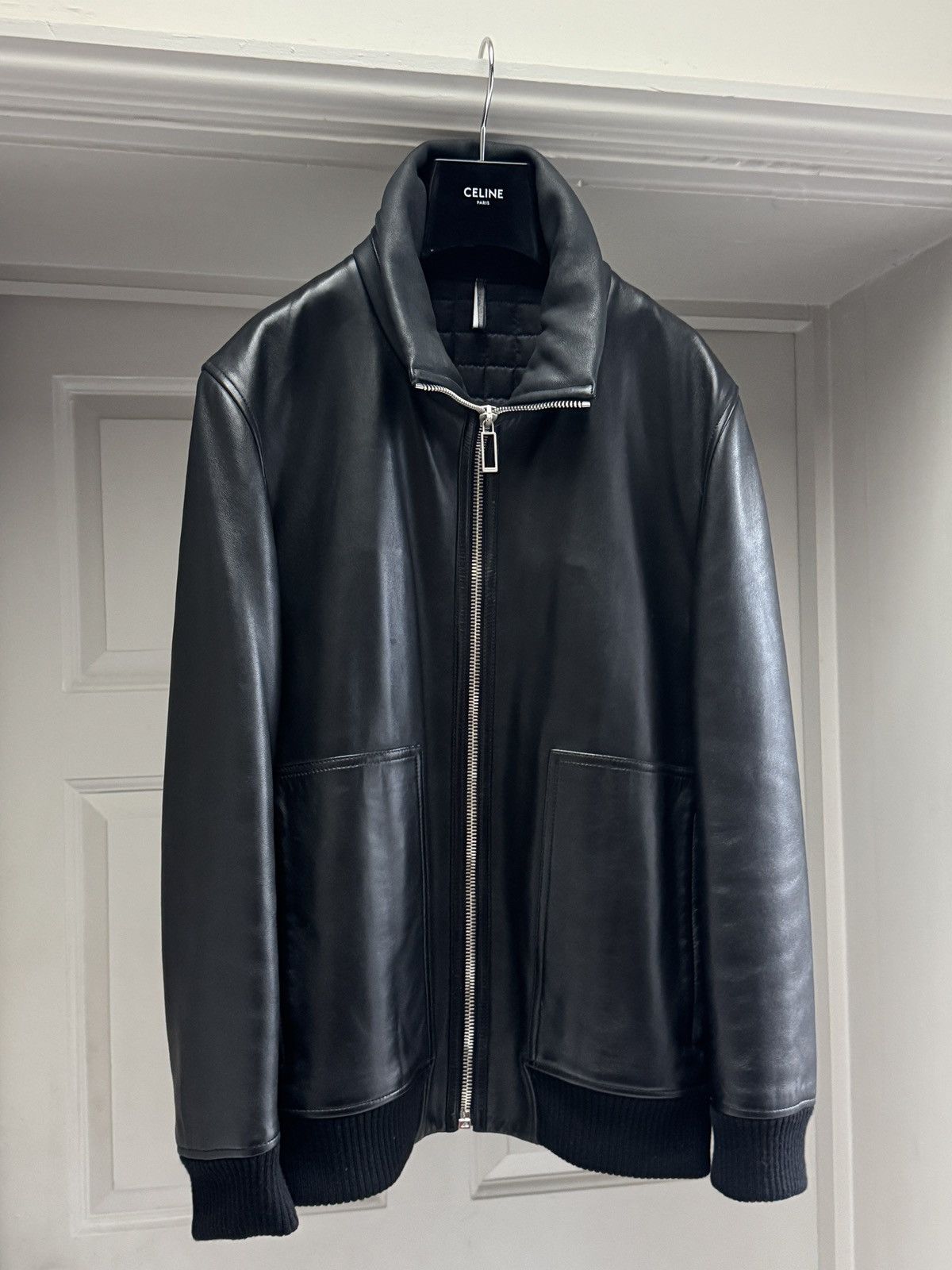 Dior Dior Homme Leather Jacket in Black size IT 50 Size US M / EU 48-50 / 2 - 2 Thumbnail