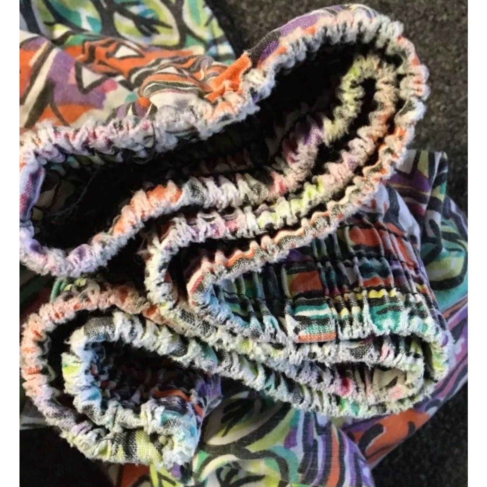 Etro VINTAGE Abstract Art All Over Print Shorts L Women Green 80s 90s Vaporwave Grunge Retro Surf Skate Beach Western Punk 70s 80s Size 36" / US 14 / IT 50 - 5 Thumbnail