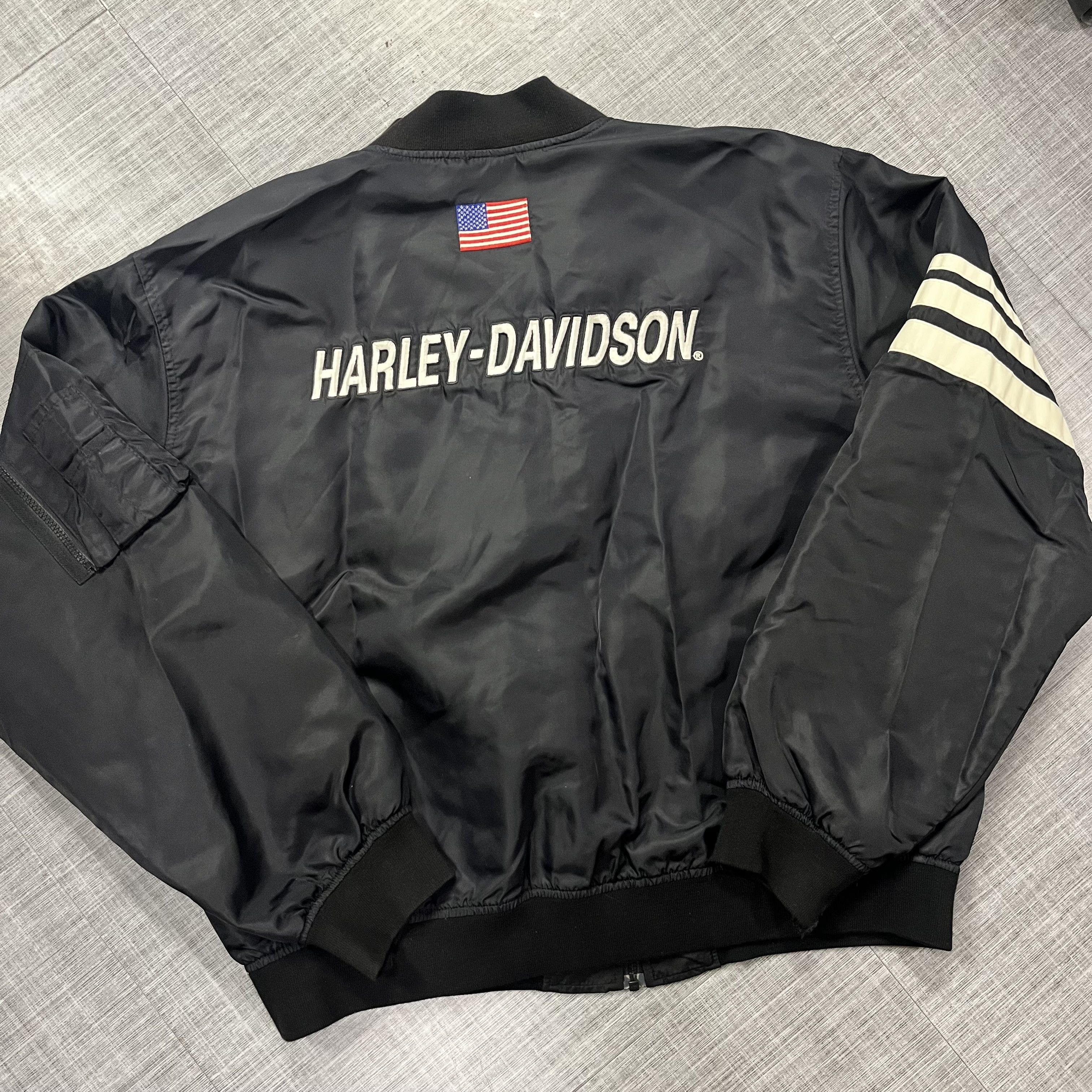 Harley Davidson × Vintage Crazy Vintage 90s Harley Davidson Lightweight Jacket Size US L / EU 52-54 / 3 - 5 Thumbnail