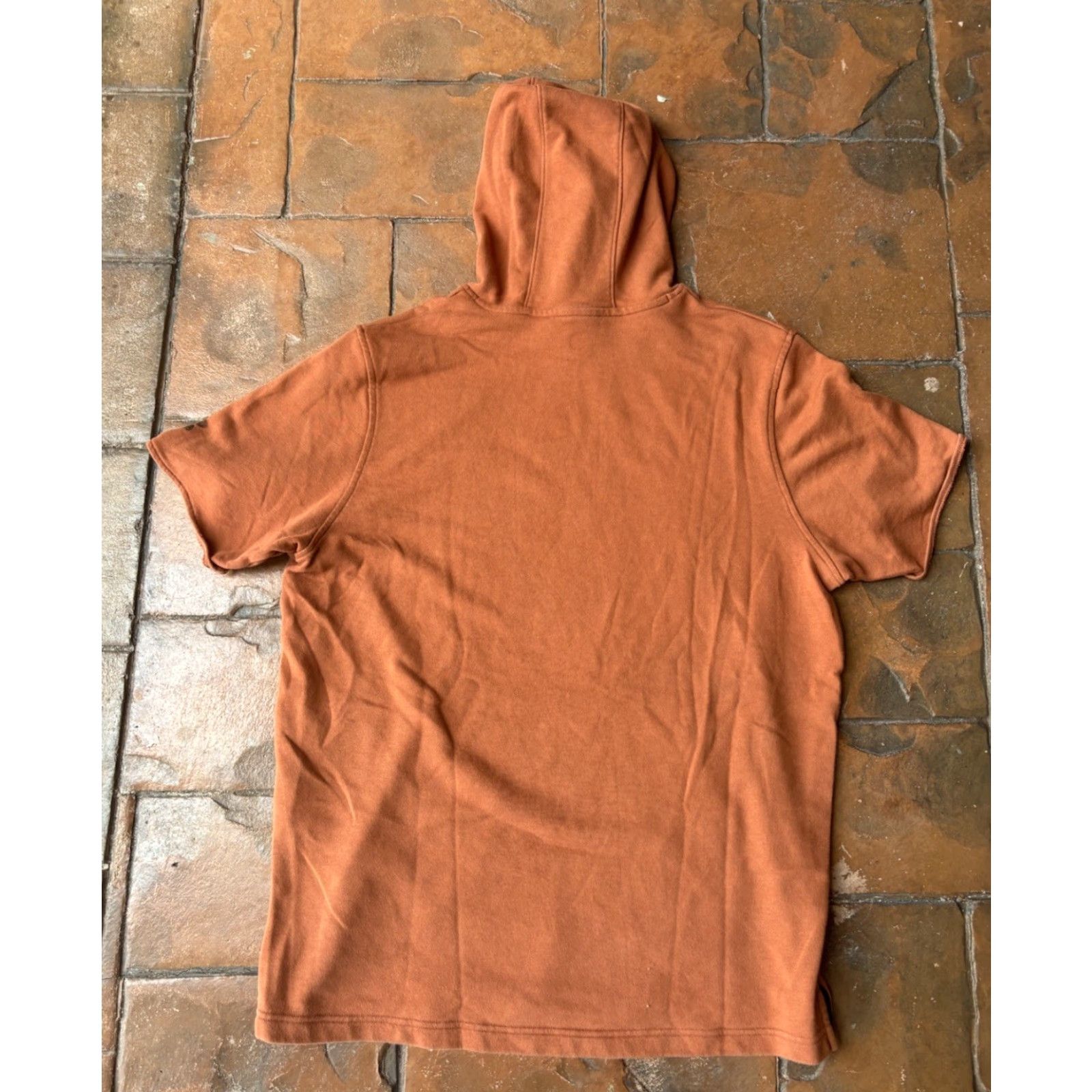 Under Armour Under Armour Project Rock Terry Hoodie Mens L Orange Crew neck Graphic Print Pullover Hoodie, Short Sleeve, Logo, Pockets, Hooded, Regular Fit Size US L / EU 52-54 / 3 - 3 Thumbnail