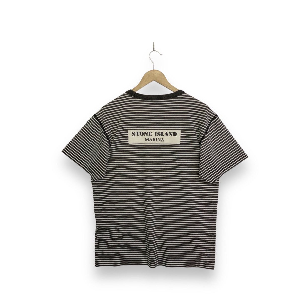 Stone Island Stone Island Marina Stripe Tshirt Size US M / EU 48-50 / 2 - 2 Thumbnail