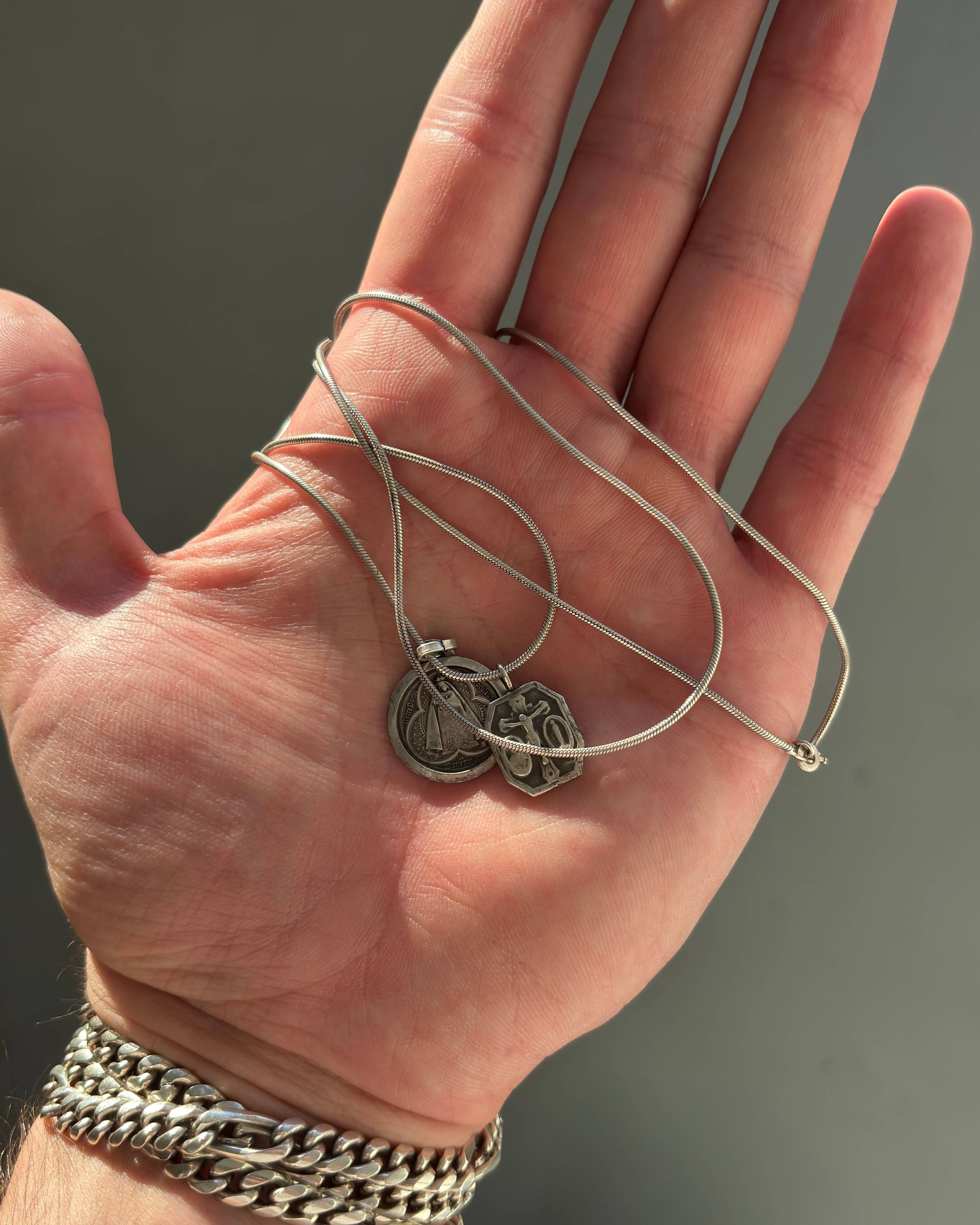Other Sterling Silver Rope Chain with Pendants Size ONE SIZE - 6 Thumbnail