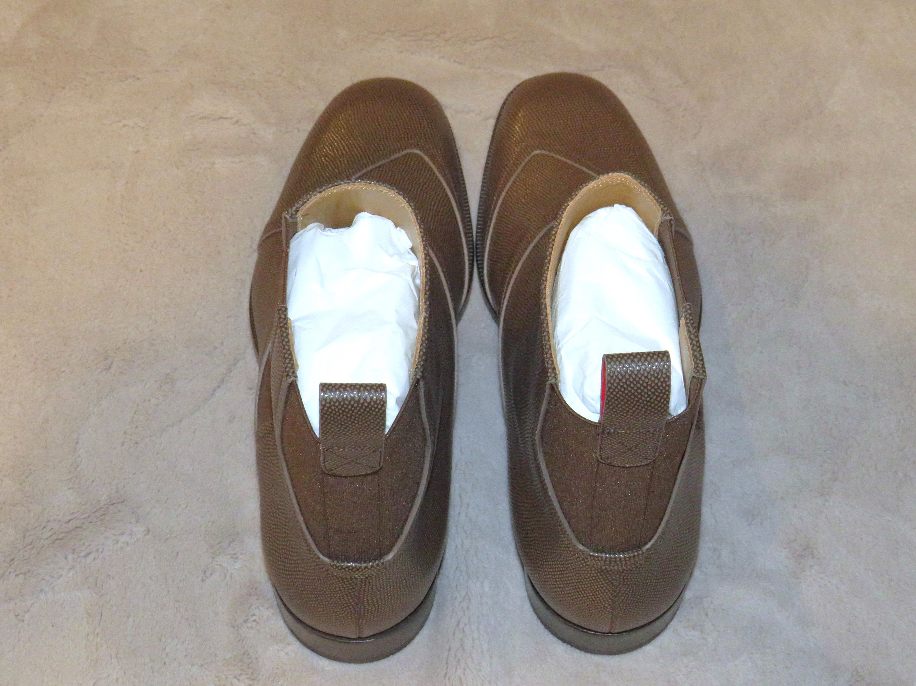 Christian Louboutin Boabi Brown Grain Leather Chelsea Boot Size 8 NWB Size US 8 / EU 41 - 6 Thumbnail