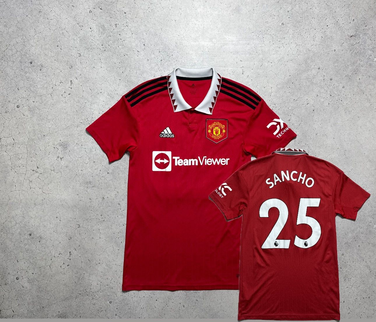Adidas Adidas FC Manchester United Sancho #25 Soccer Jersey 2022 Size US S / EU 44-46 / 1 - 1 Thumbnail