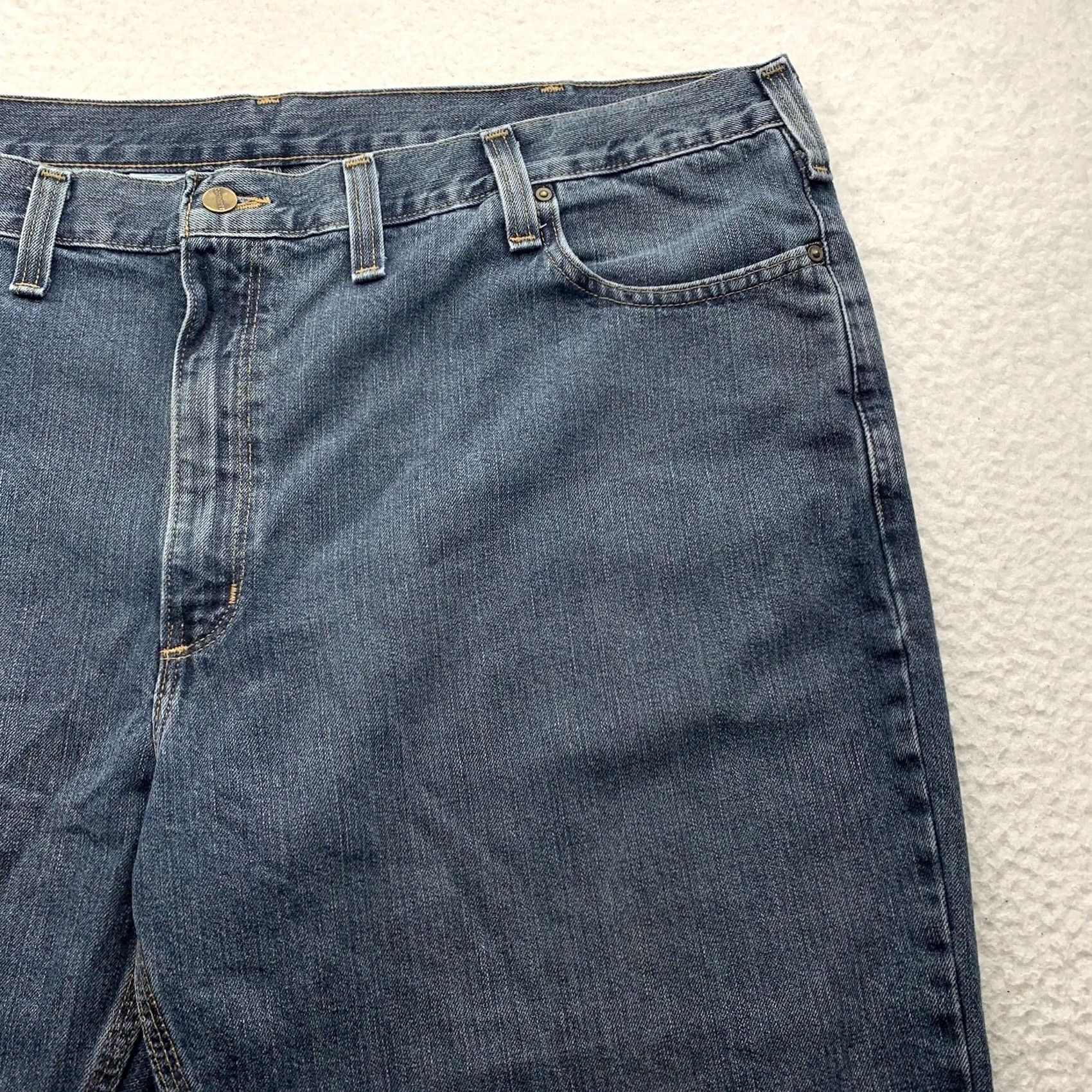 Carhartt Carhartt Jeans Mens 46x30 Relaxed Fit Straight Leg Big Rugged Workwear Blue Size US 30 / EU 46 - 3 Thumbnail