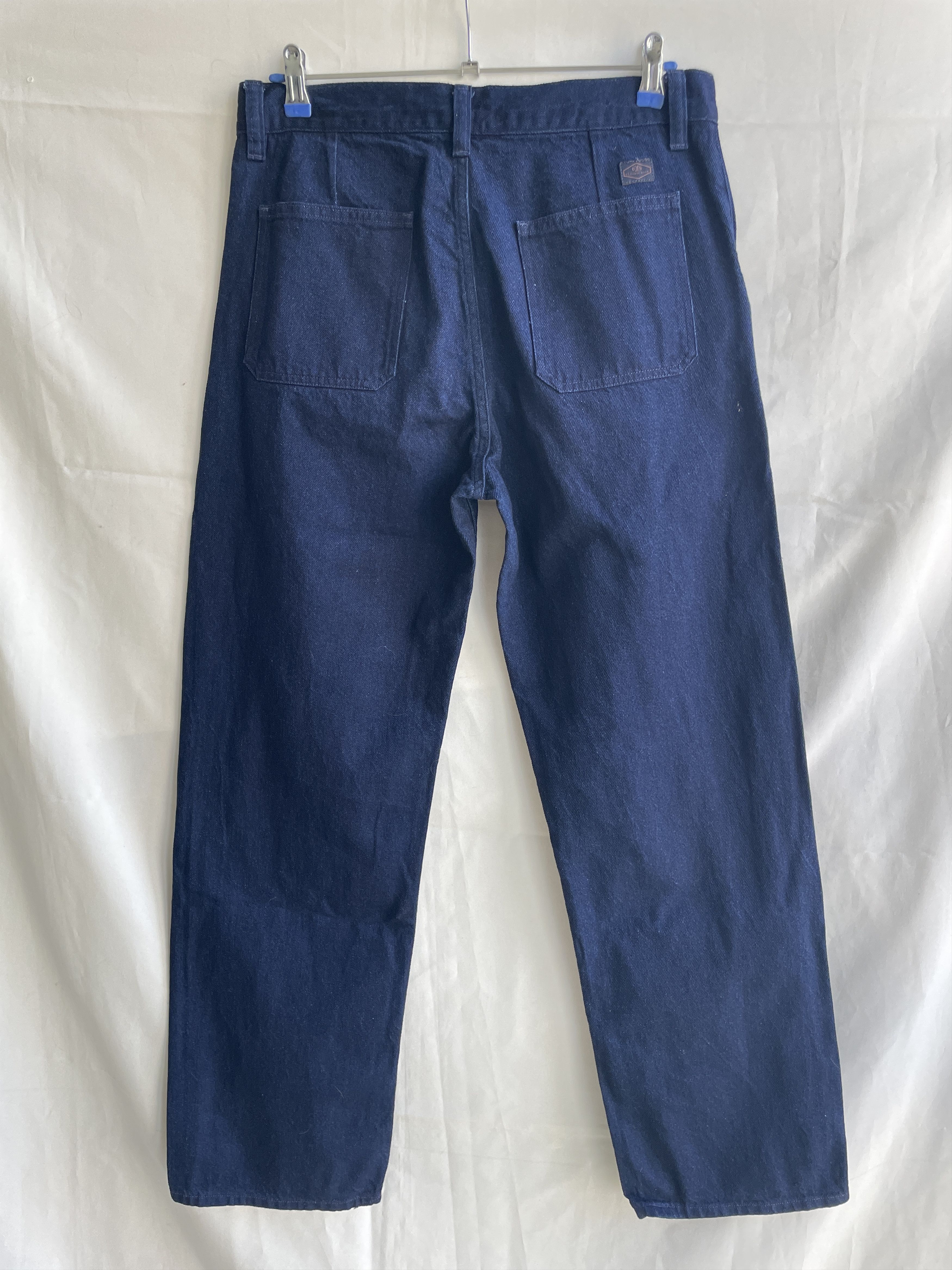 Nudie Jeans Nudie Jeans Indigo Relaxed Denim Work Pants Size 31x30 Size US 30 / EU 46 - 2 Thumbnail