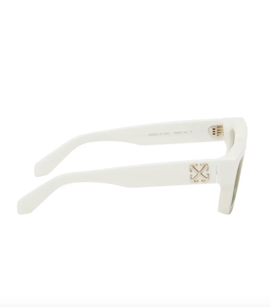Off-White NEW OFF-WHITE OERI126S24PLA0010155 Virgil White Green Size ONE SIZE - 5 Thumbnail