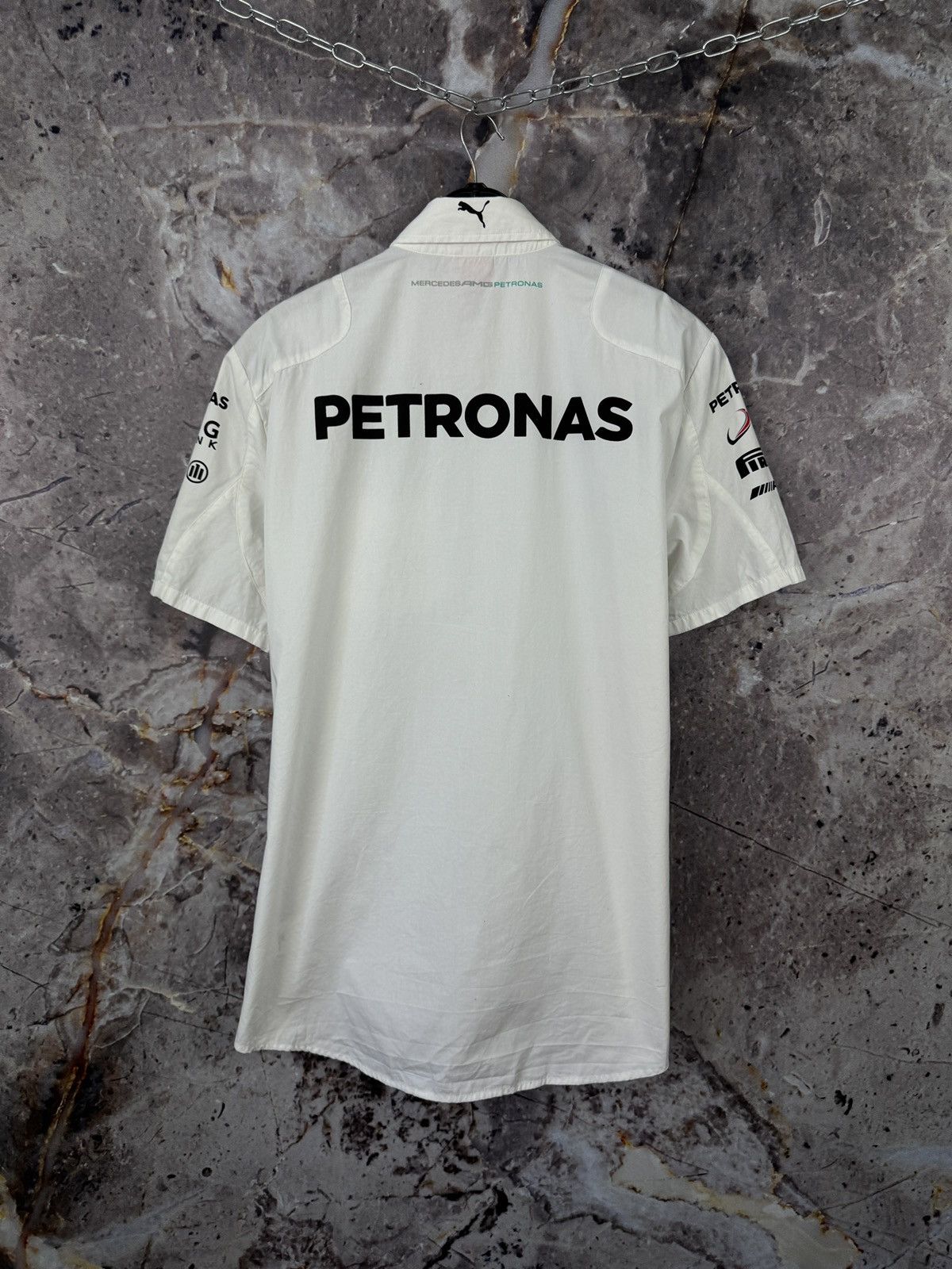Mercedes-Benz × Puma Men’s Puma Shirt Button Up Petronas Racing Size Large Size US L / EU 52-54 / 3 - 16 Thumbnail